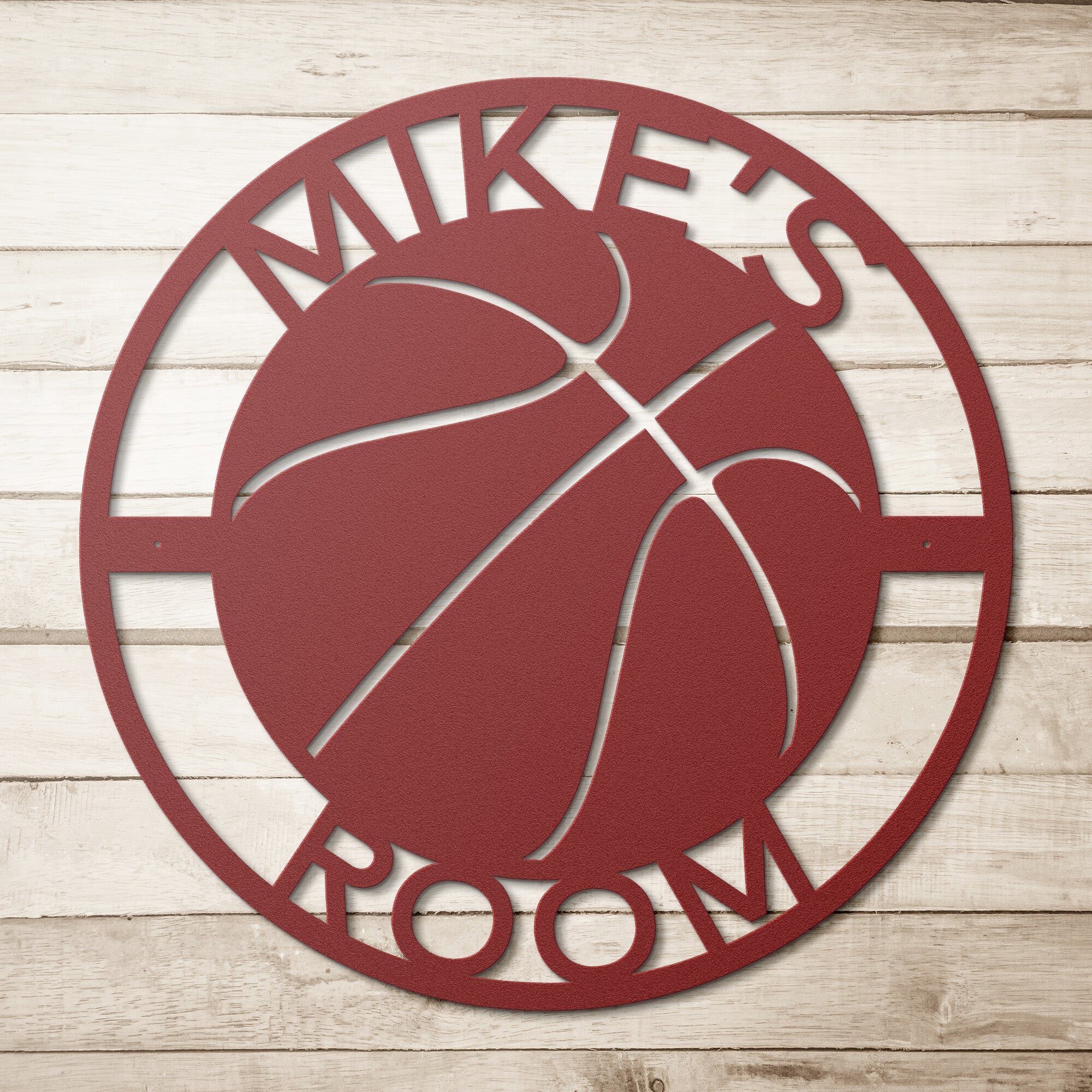 Personalized Basketball Sign - Cool Metal Signs
