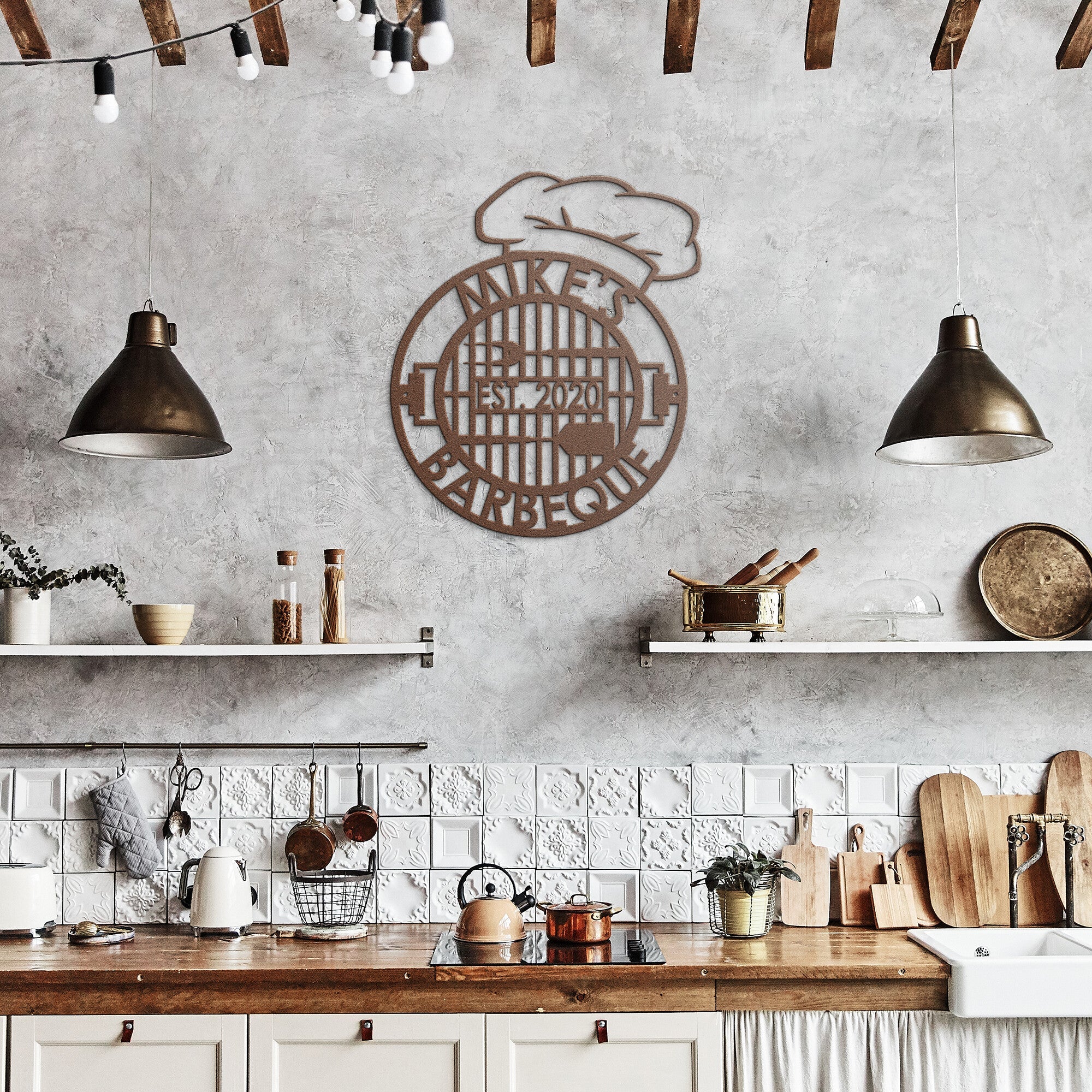 Personalized BBQ Sign - Cool Metal Signs