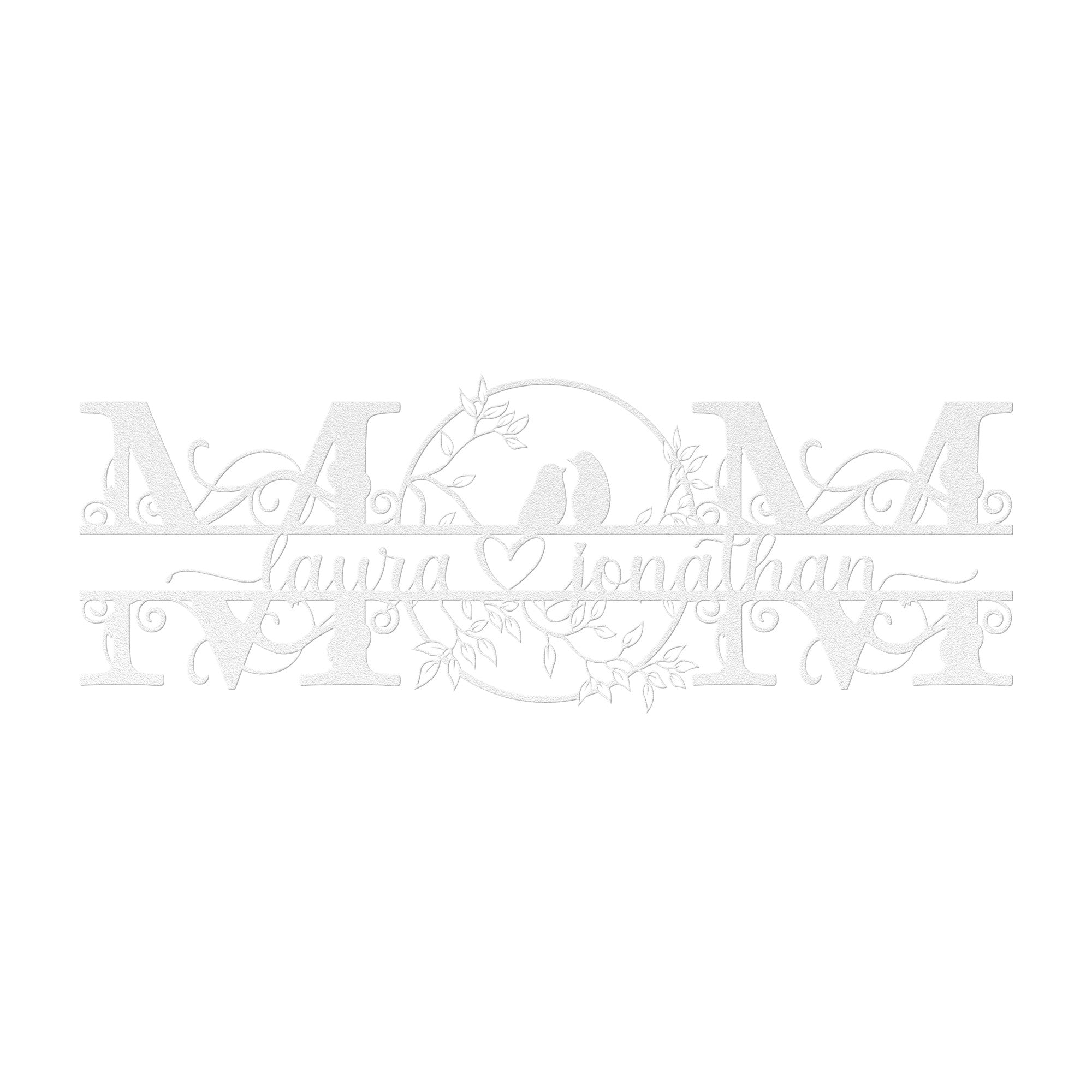 Personalized Bird Mom Sign - Cool Metal Signs