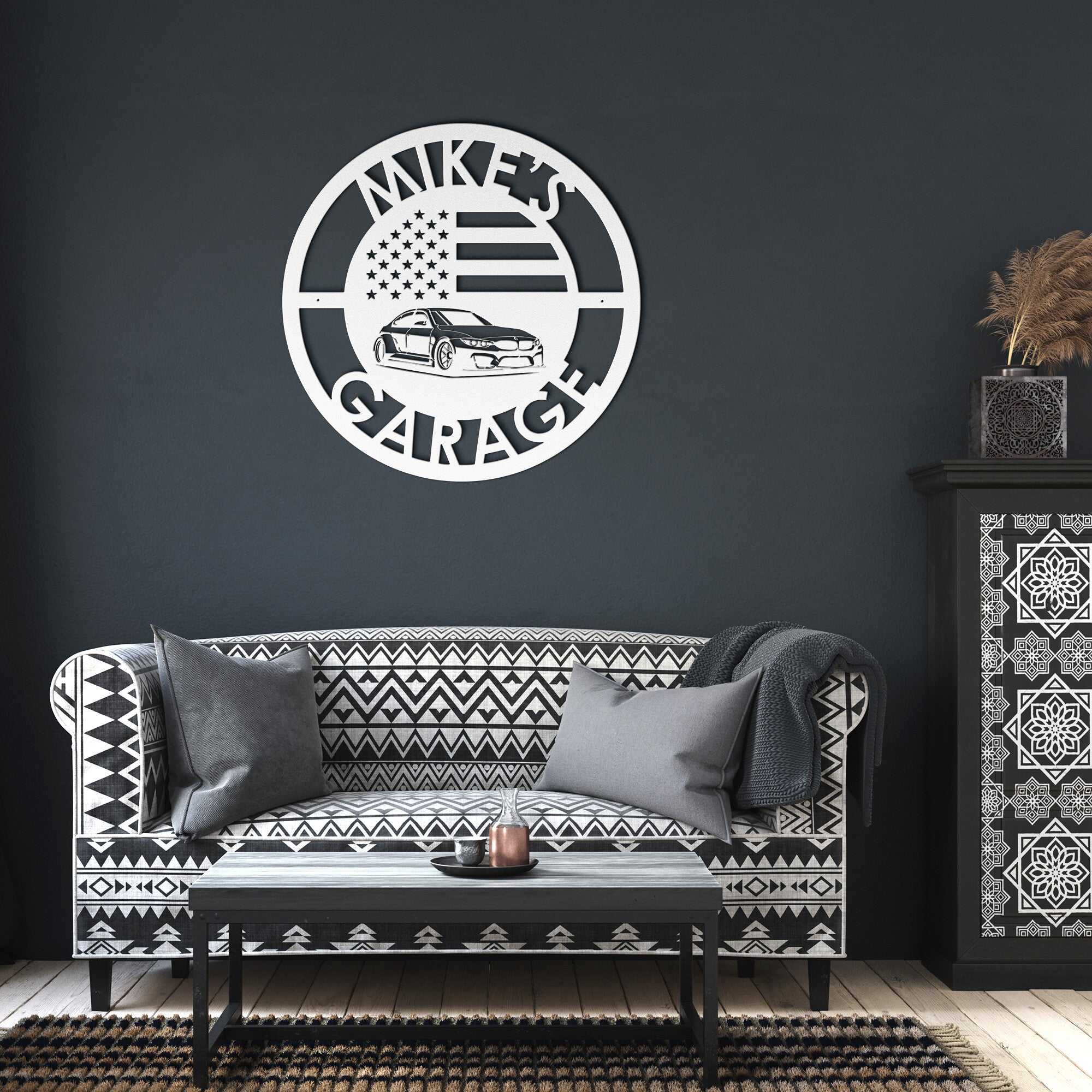 Personalized BMW Garage Sign - Cool Metal Signs