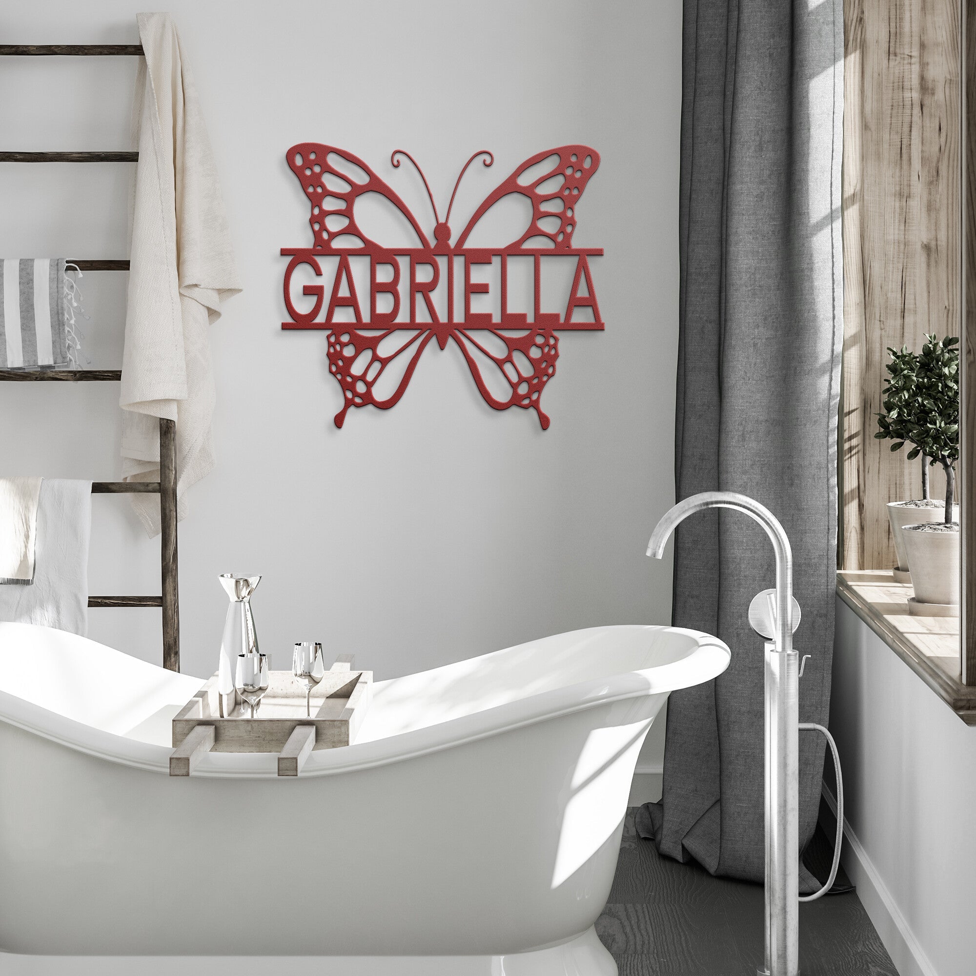 Personalized Butterfly Sign - Cool Metal Signs