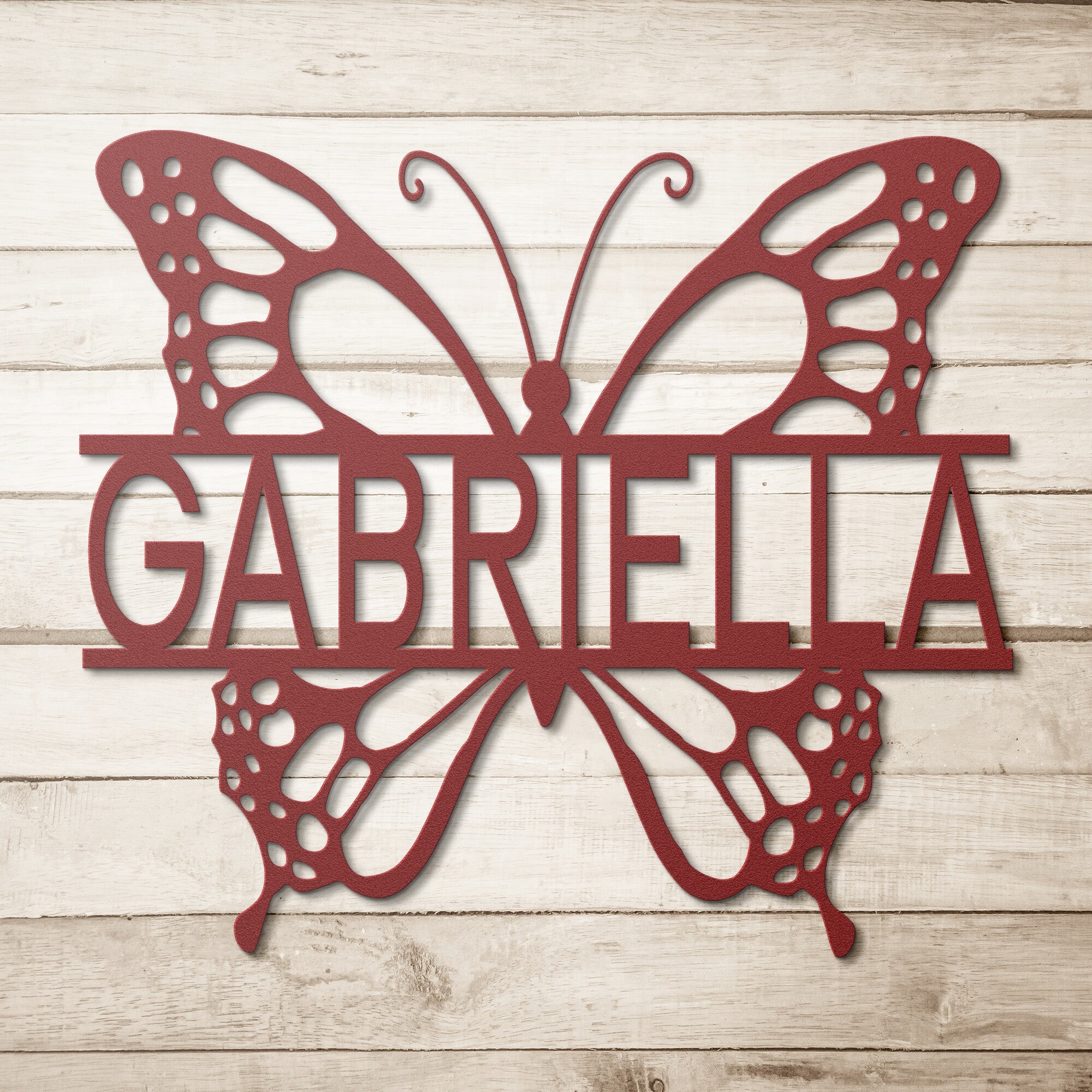 Personalized Butterfly Sign - Cool Metal Signs