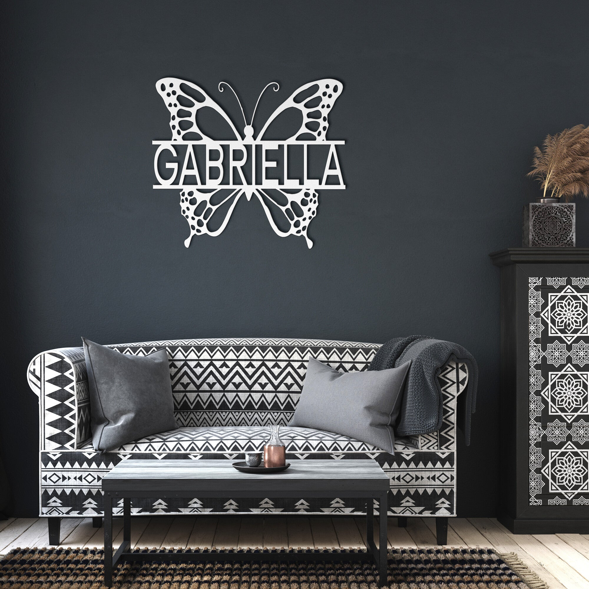 Personalized Butterfly Sign - Cool Metal Signs