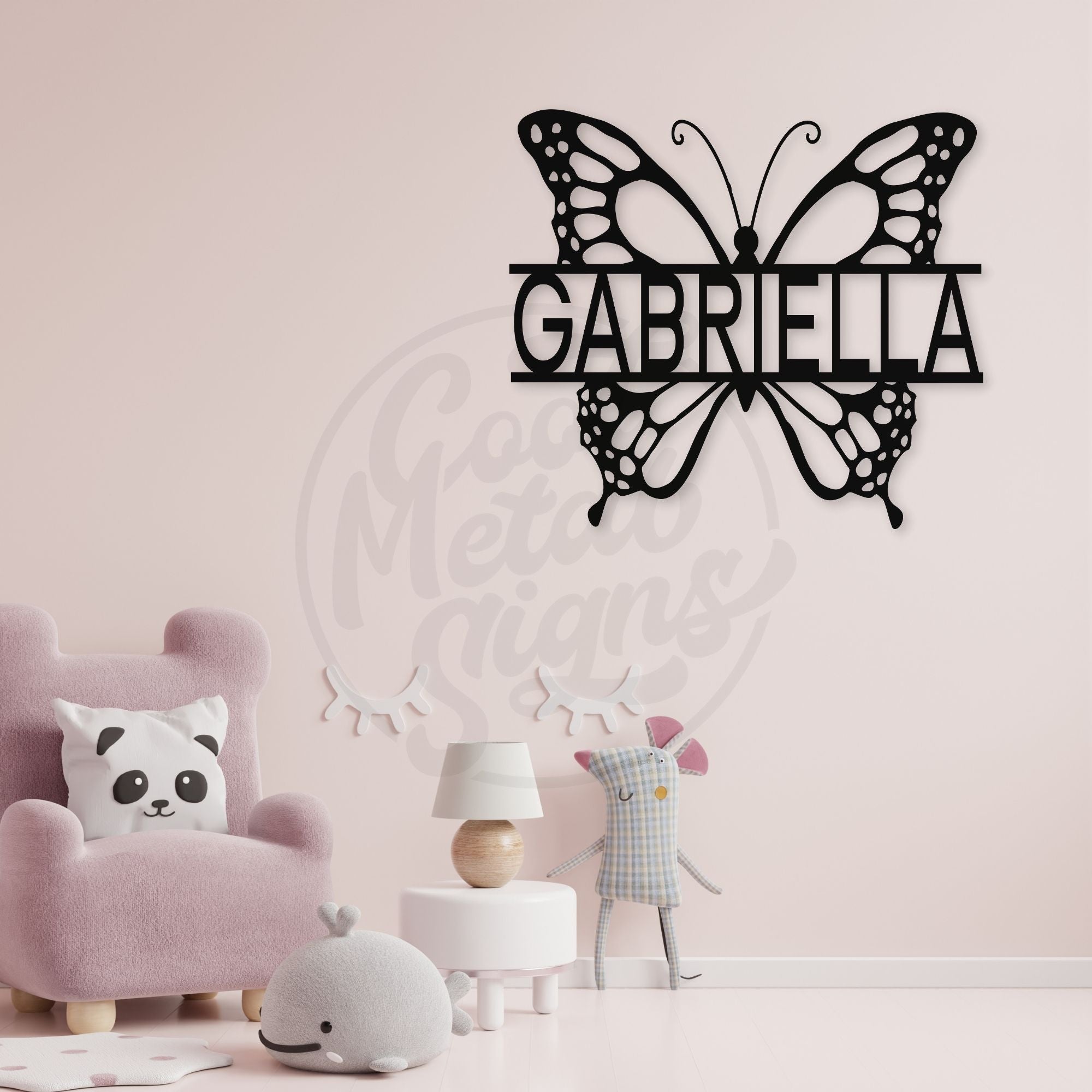 Personalized Butterfly Sign - Cool Metal Signs