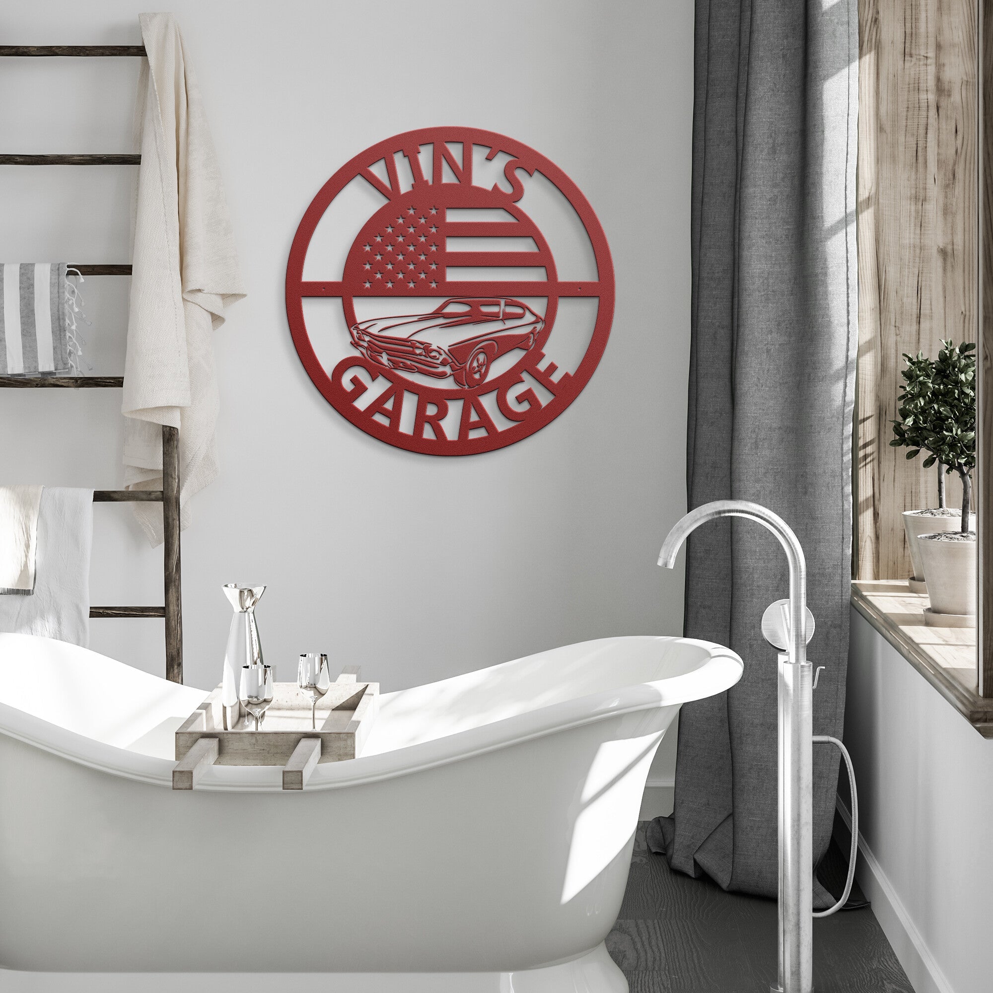 Personalized Chevelle Garage Sign - Cool Metal Signs