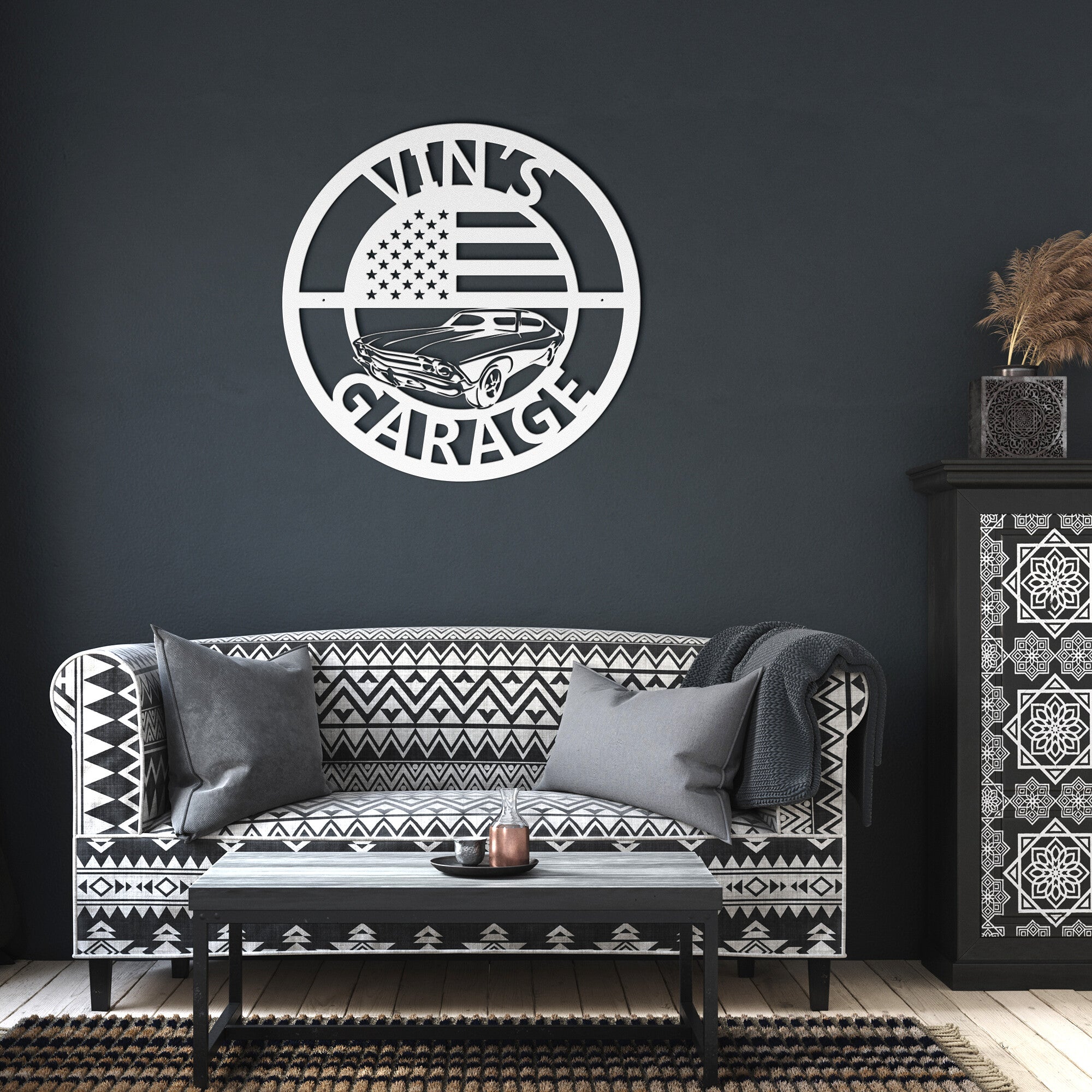 Personalized Chevelle Garage Sign - Cool Metal Signs