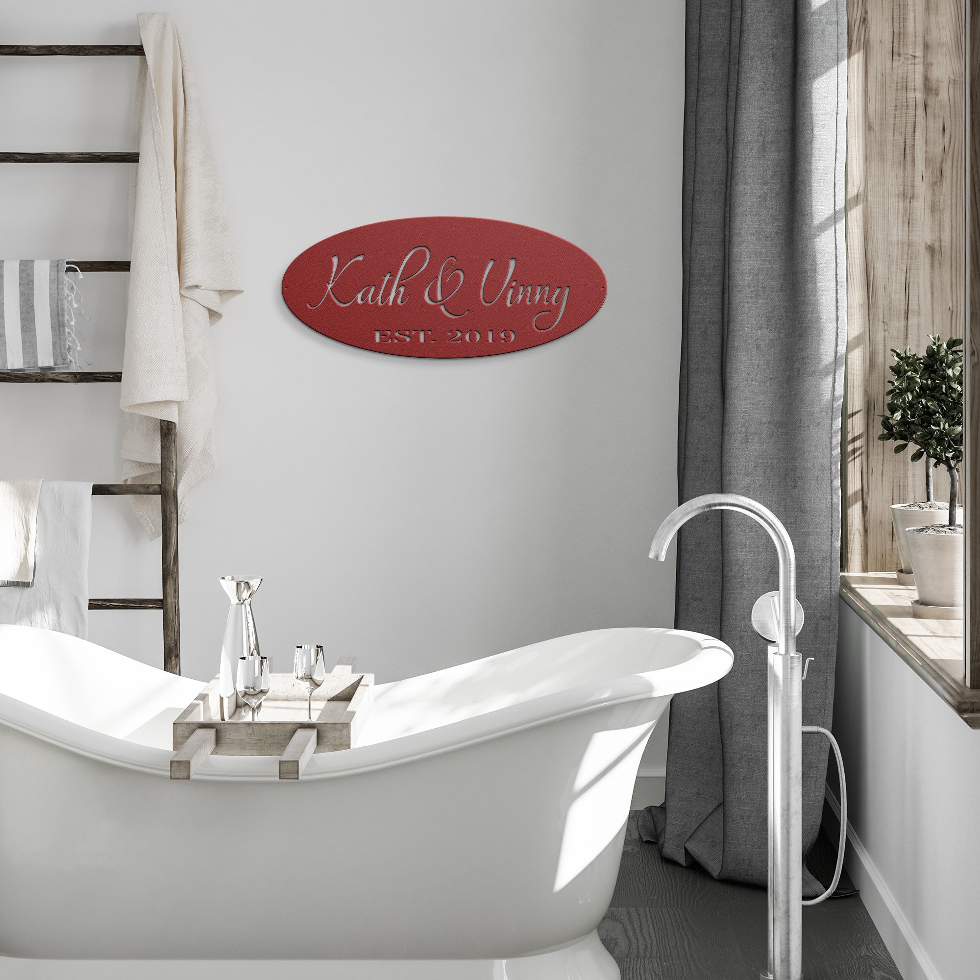 Personalized Couple Sign - Cool Metal Signs