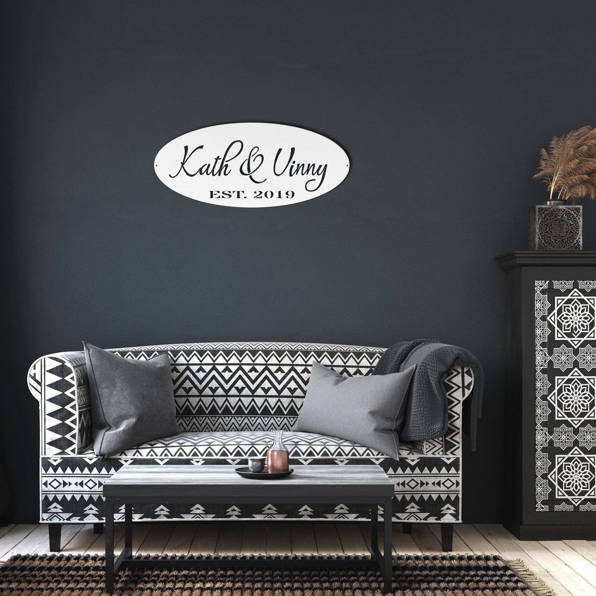 Personalized Couple Sign - Cool Metal Signs