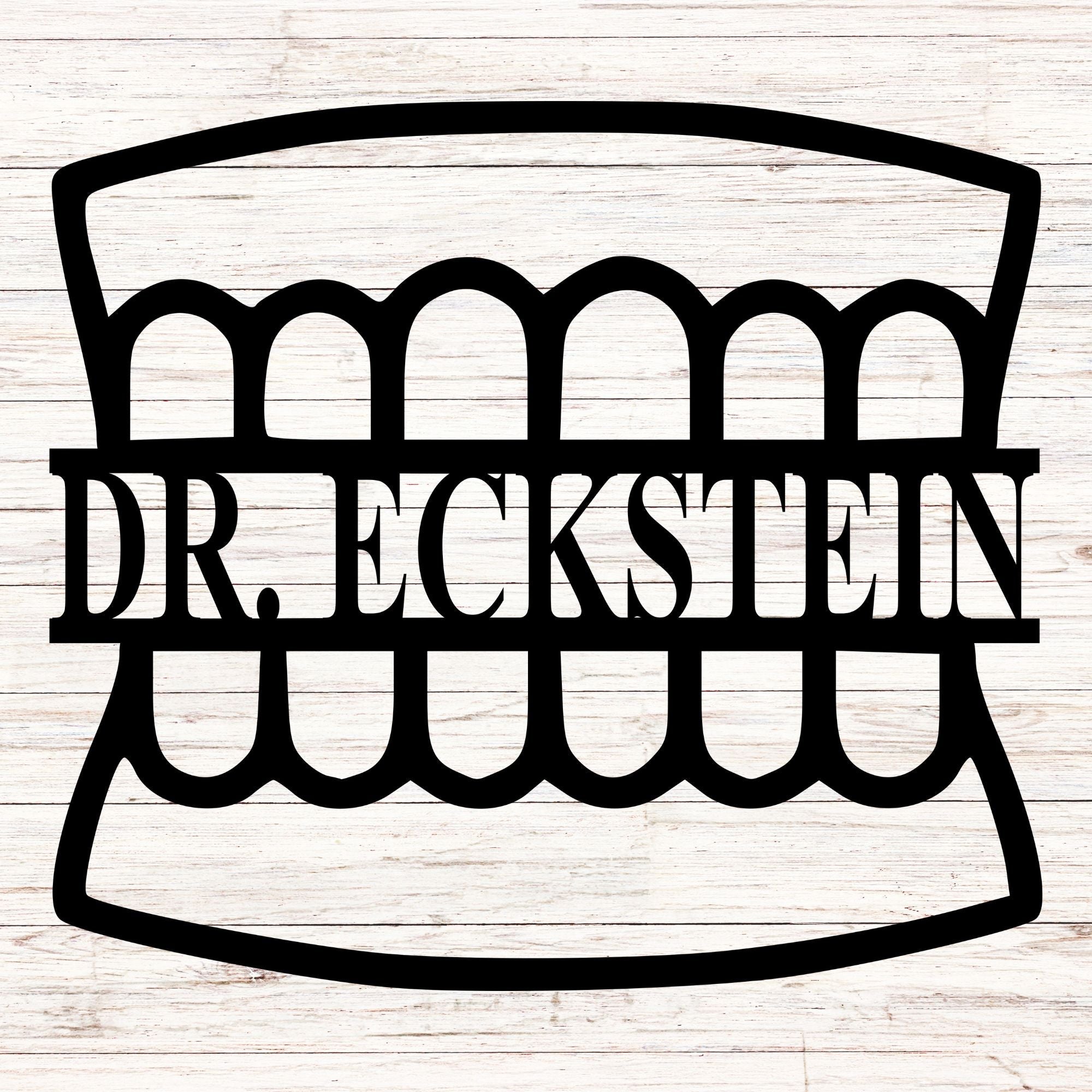 Personalized Dental Sign - Cool Metal Signs
