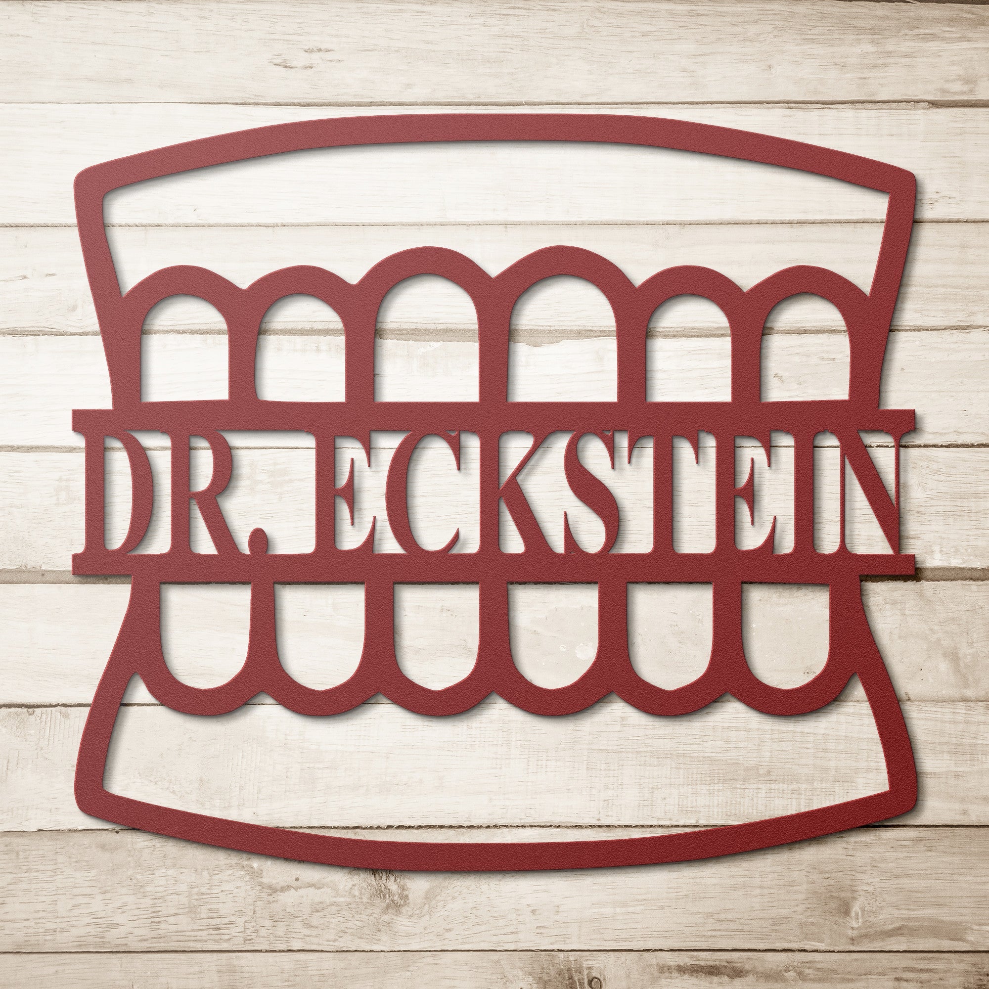 Personalized Dental Sign - Cool Metal Signs