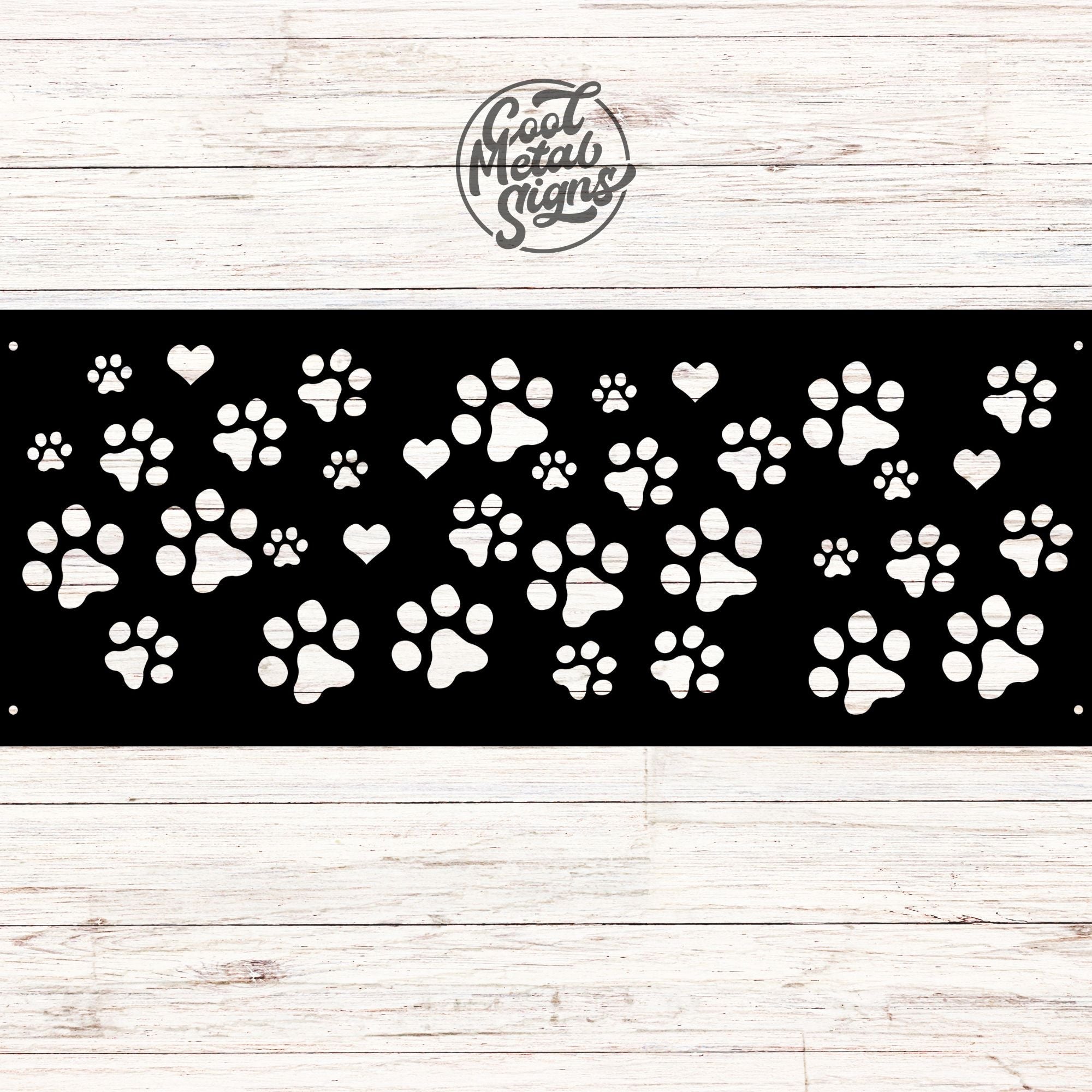 Personalized Dog Scene Fire Pit Ring - Cool Metal Signs