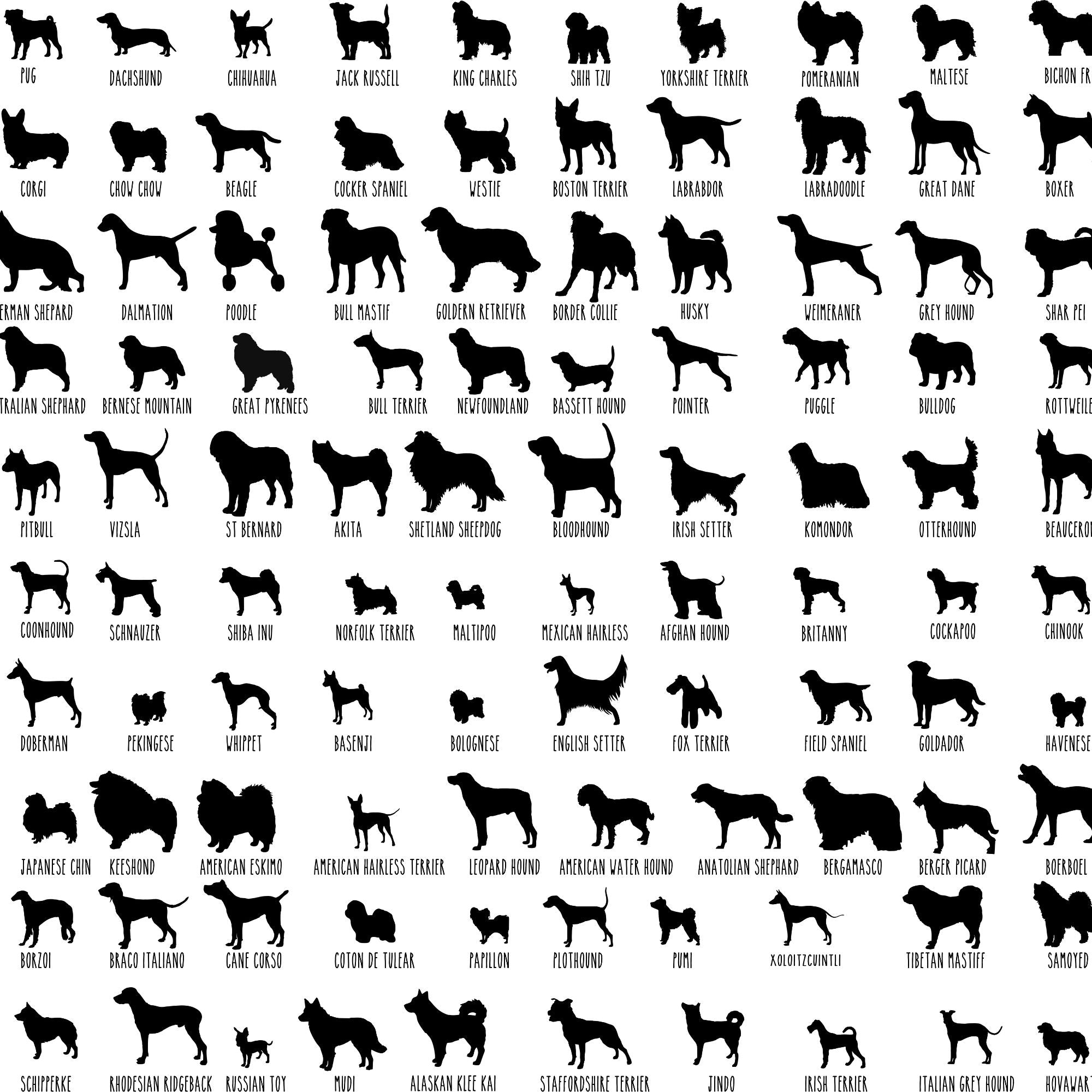 Personalized Dog Silhouette Stake - Cool Metal Signs