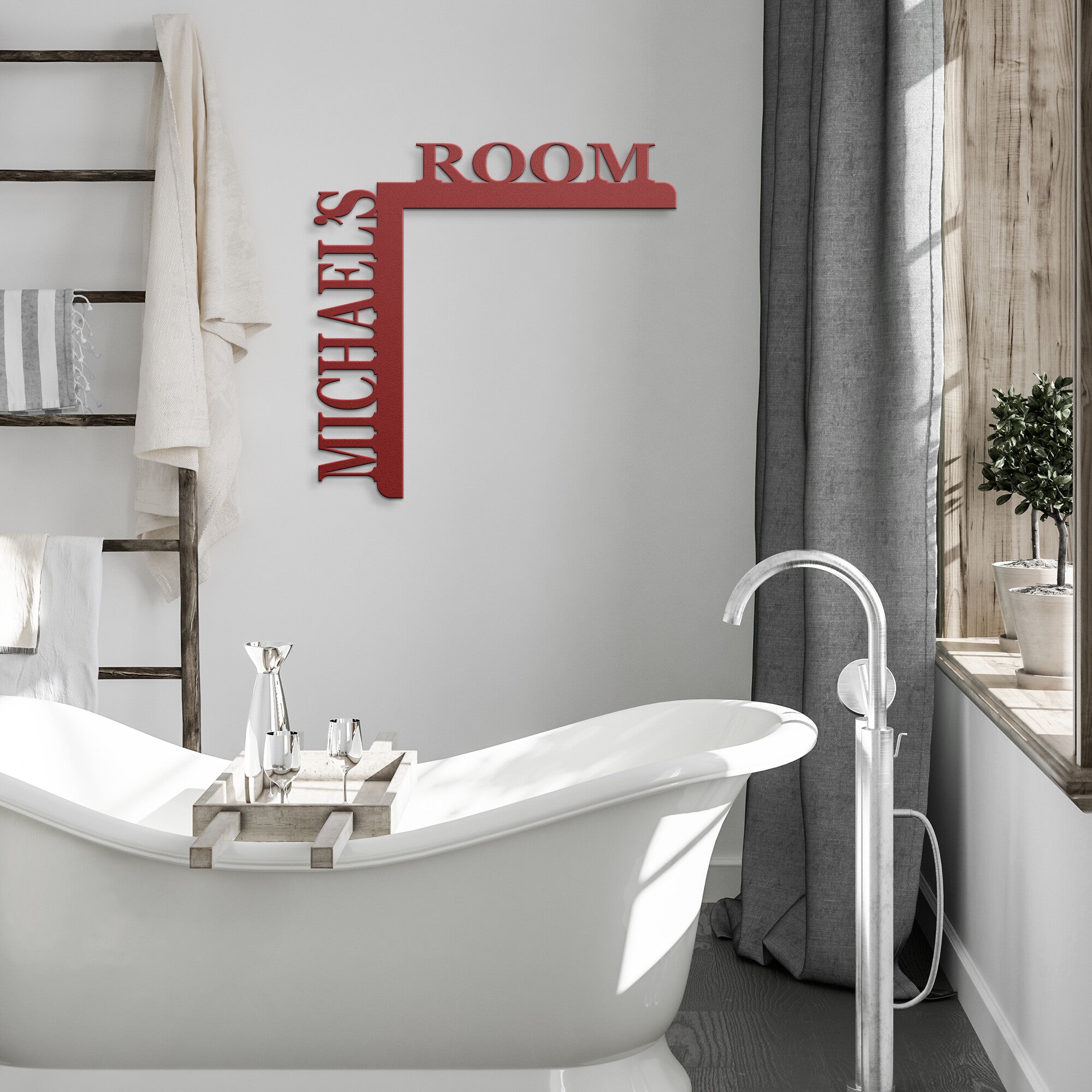 Personalized Door Corner Trim - Cool Metal Signs