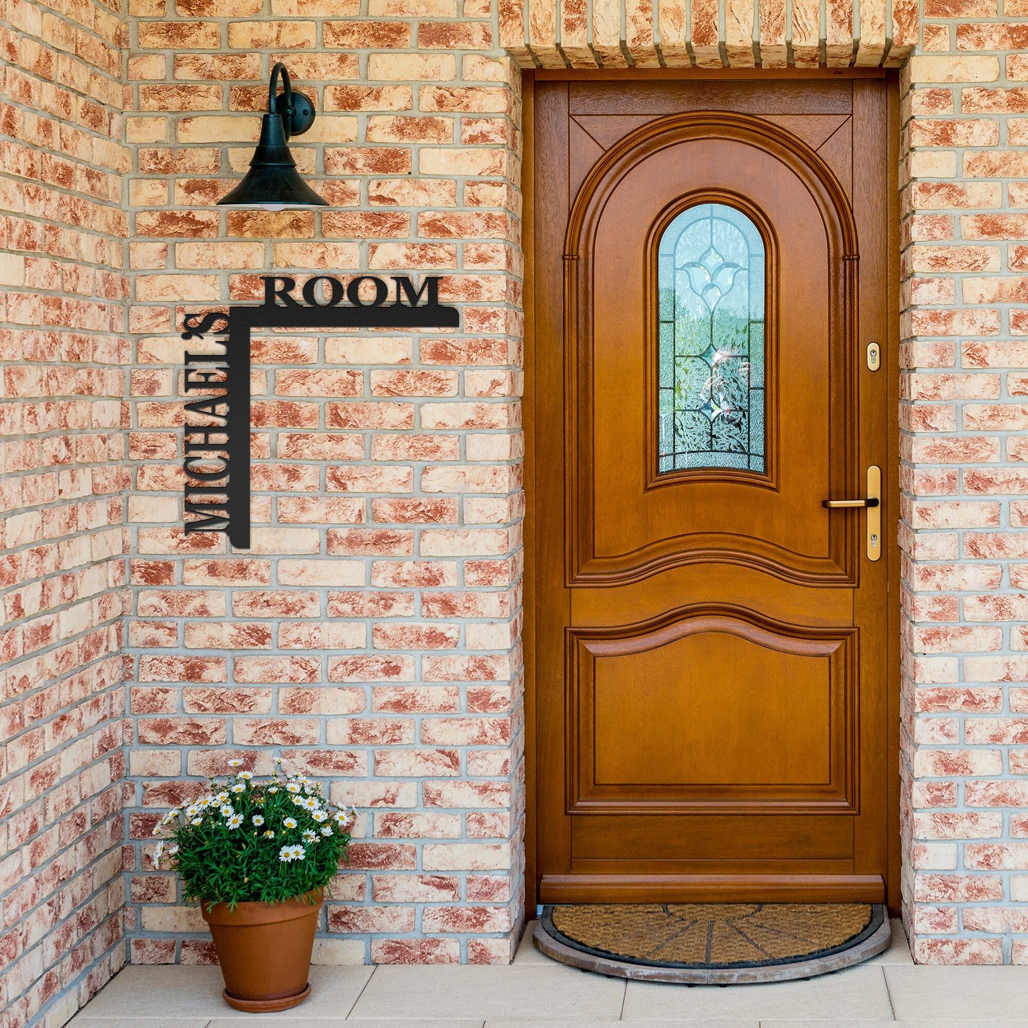 Personalized Door Corner Trim - Cool Metal Signs