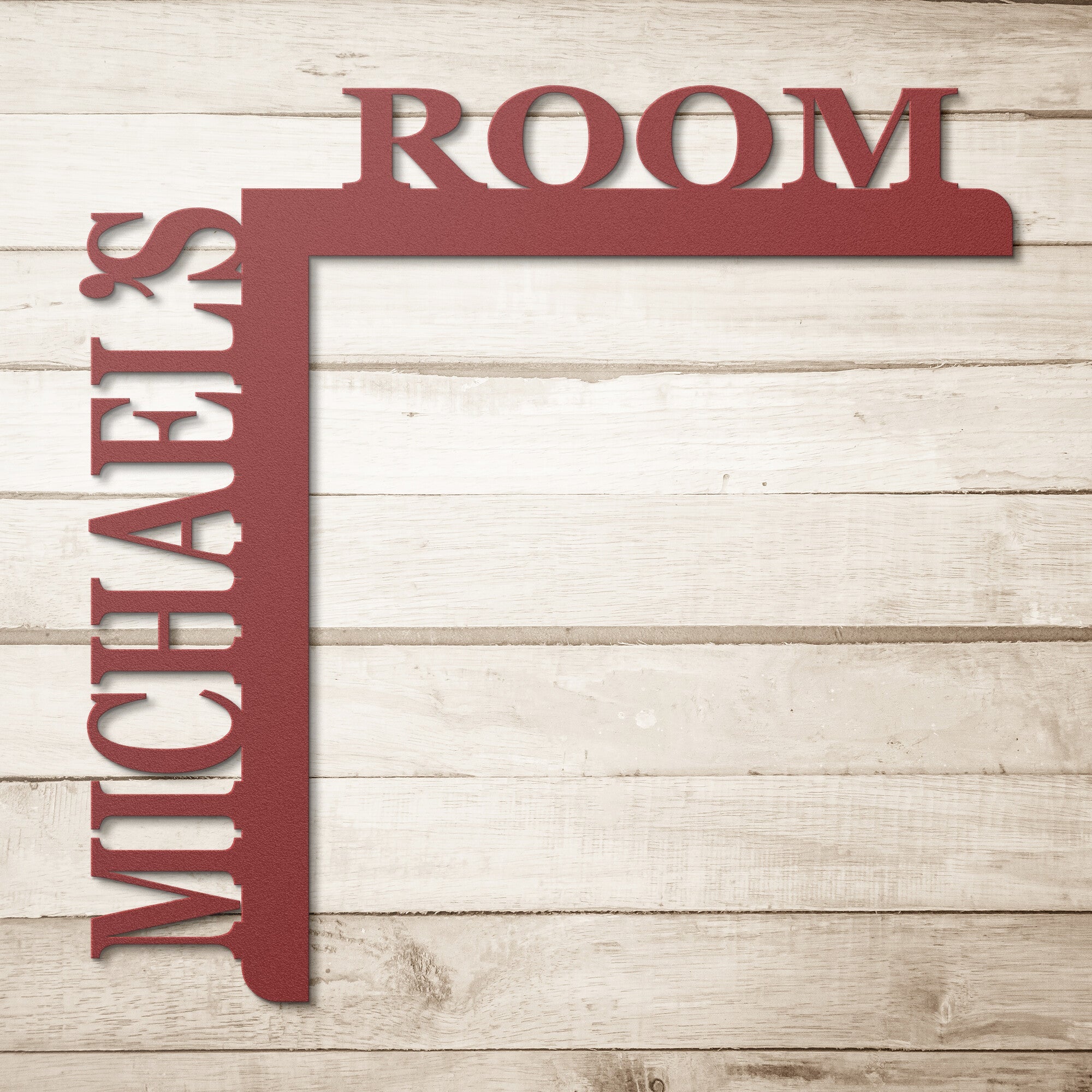 Personalized Door Corner Trim - Cool Metal Signs