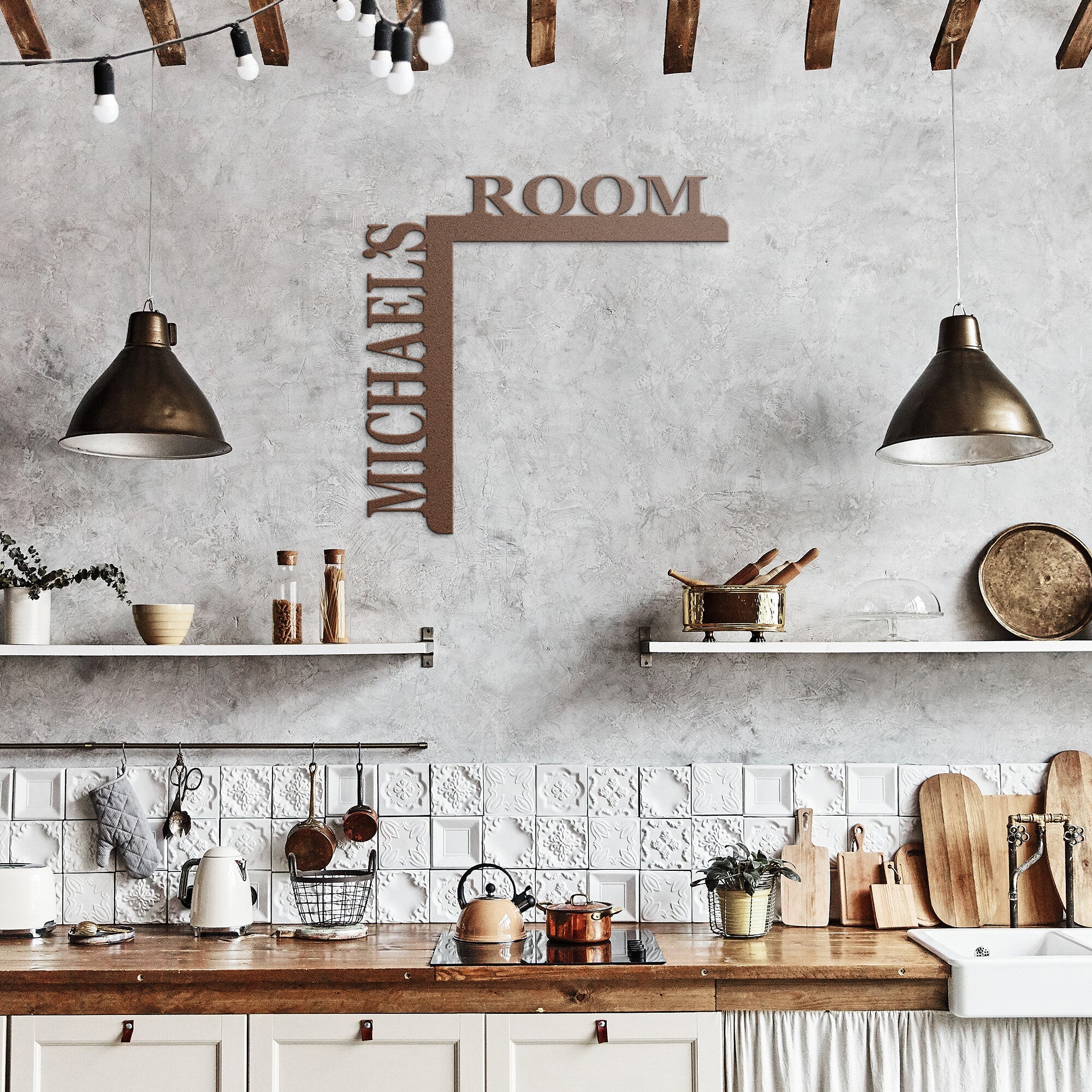 Personalized Door Corner Trim - Cool Metal Signs