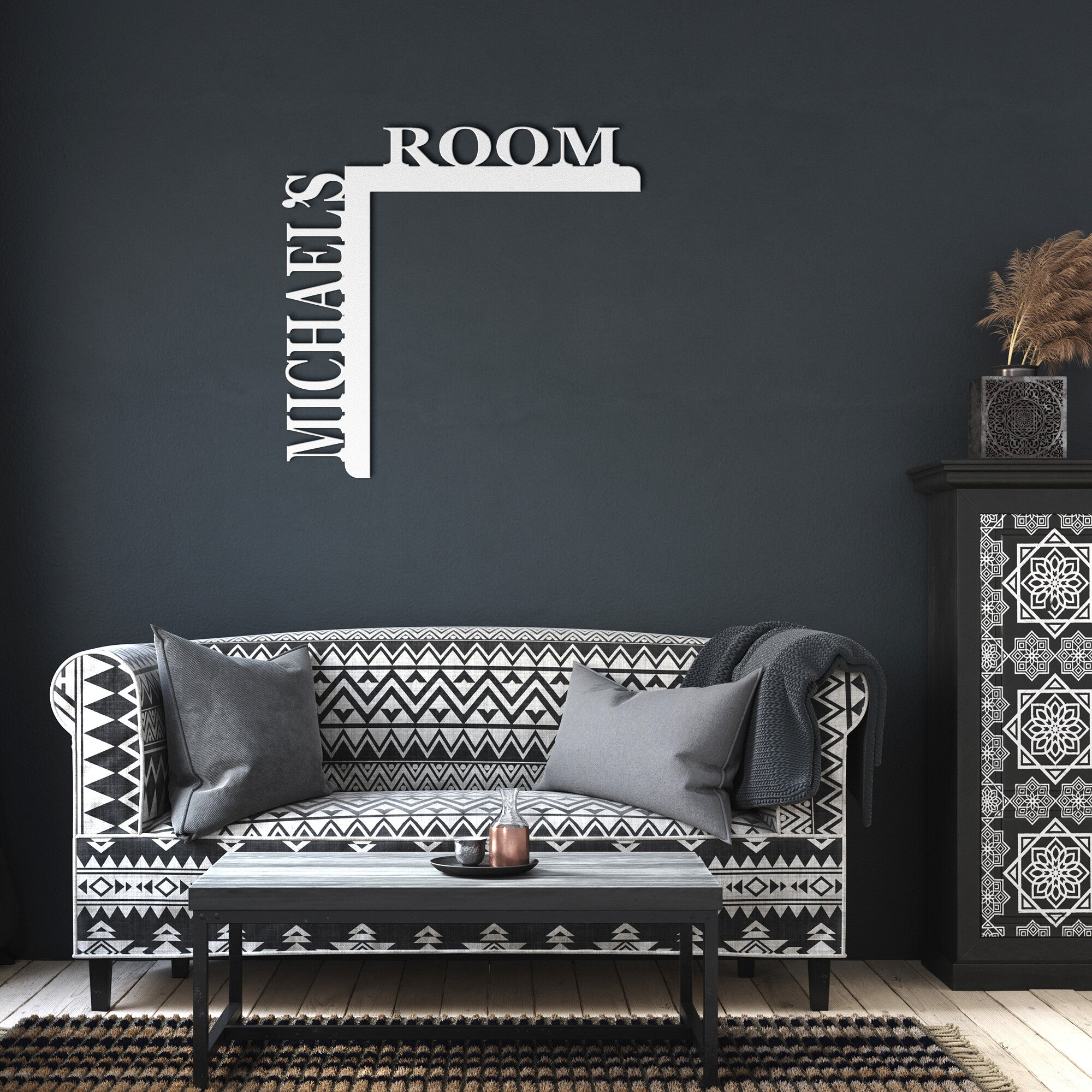 Personalized Door Corner Trim - Cool Metal Signs