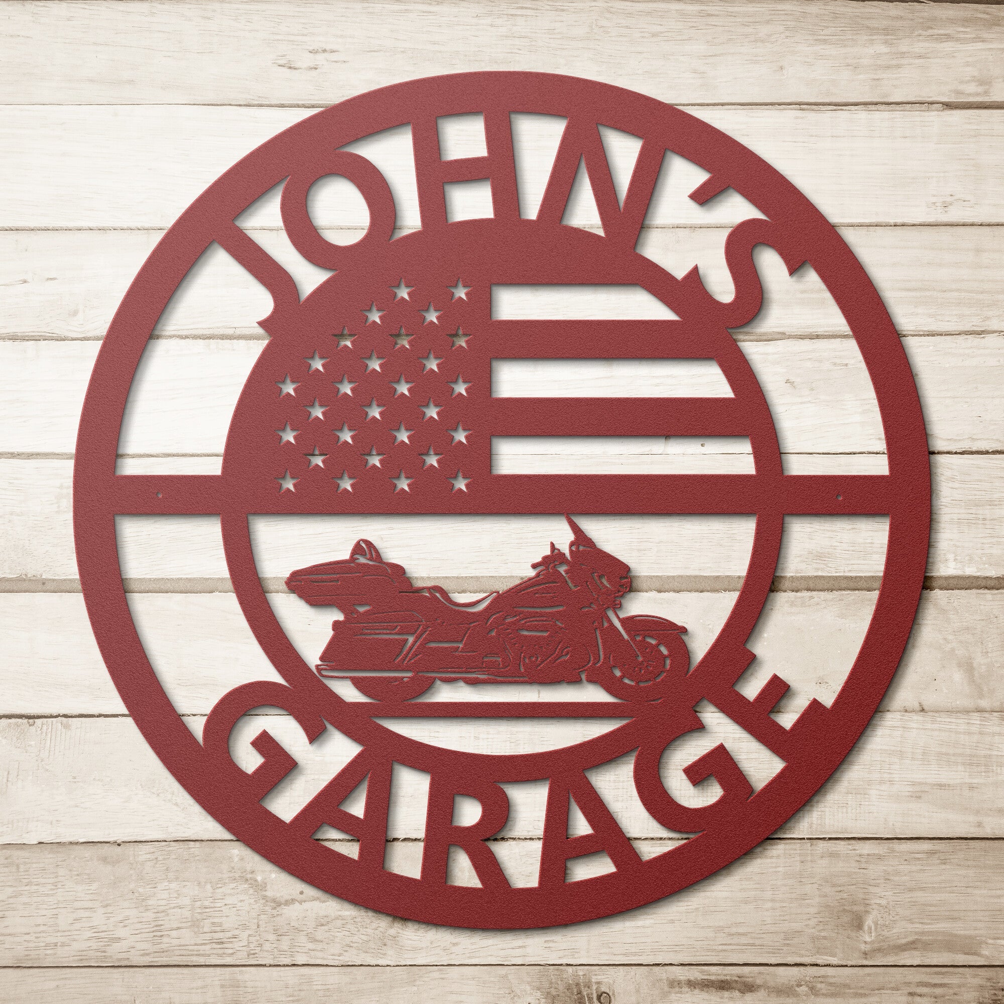 Personalized Electra Glide Metal Sign - Cool Metal Signs