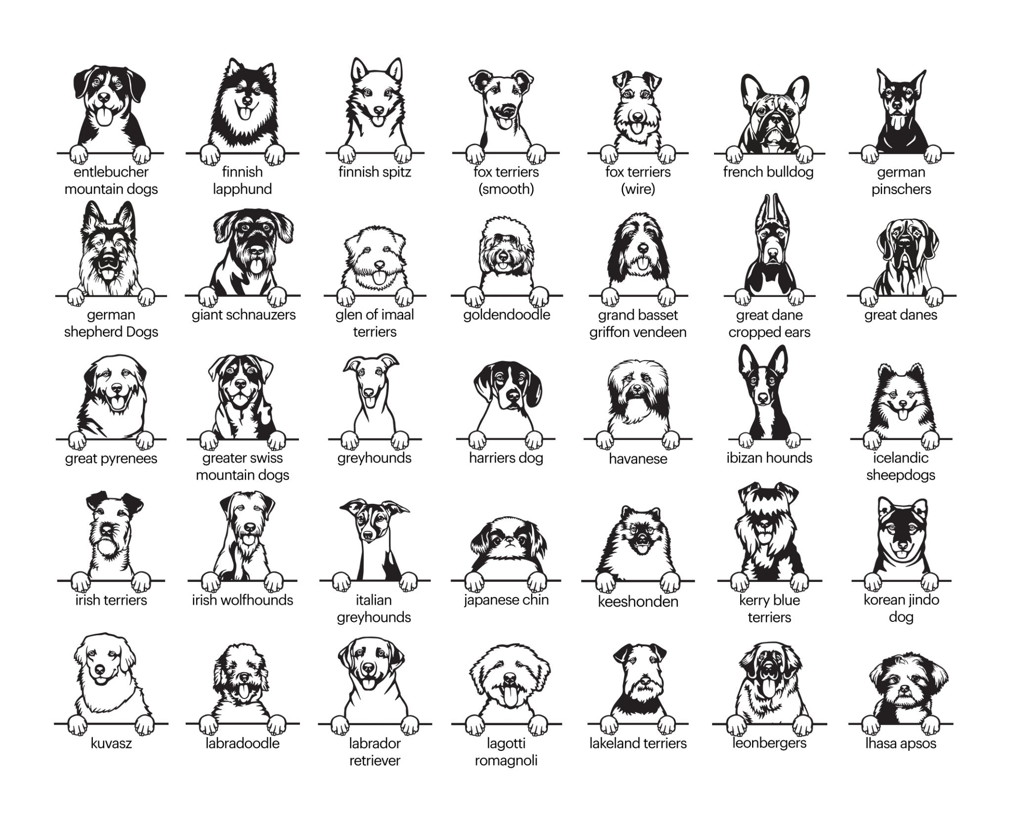 Personalized Family & Dogs Sign - Cool Metal Signs