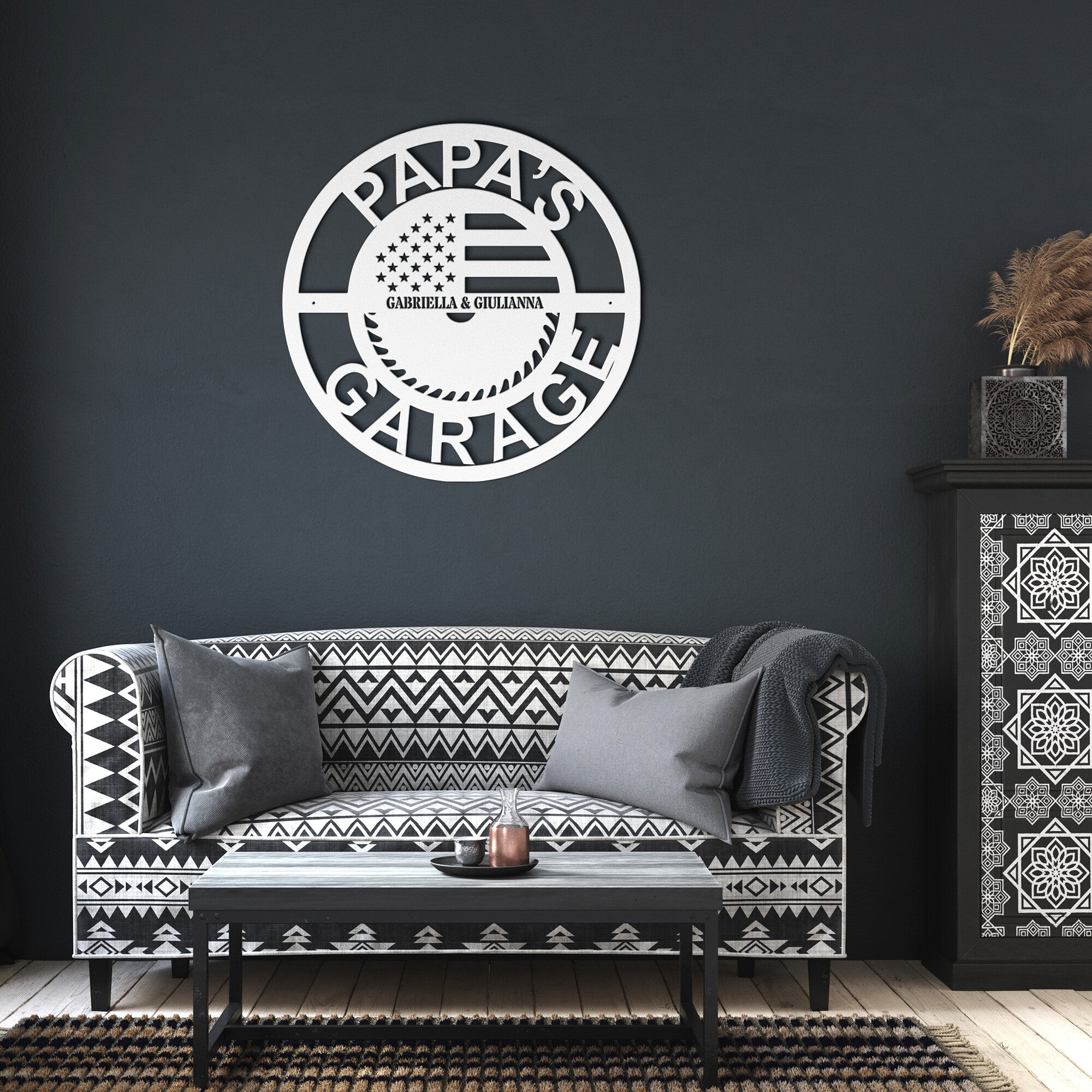 Personalized Garage Sign - Cool Metal Signs