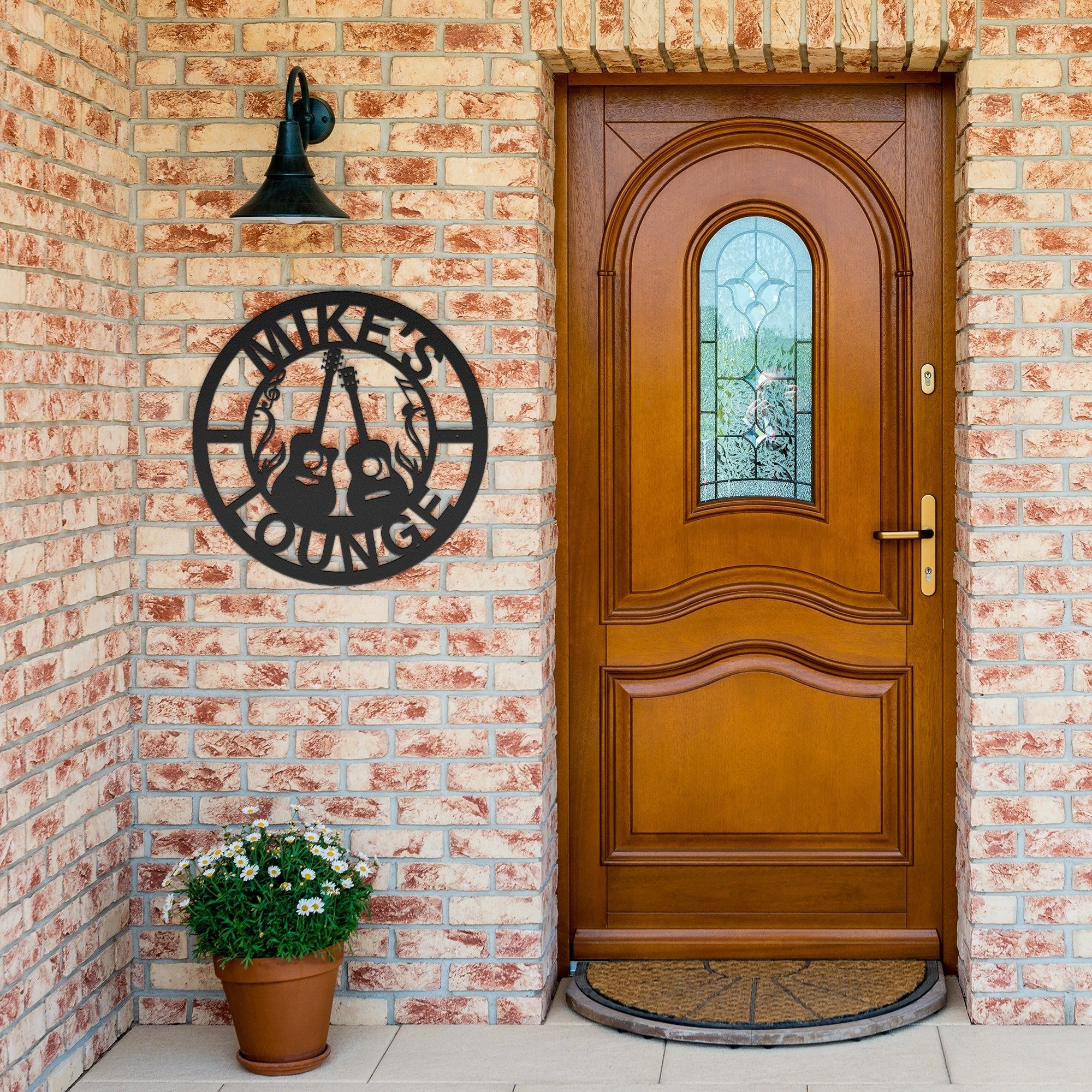 Personalized Guitar Sign - Cool Metal Signs