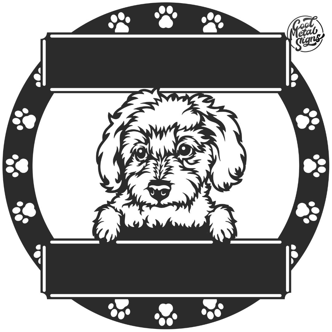 Personalized Maltese Monogram - Cool Metal Signs