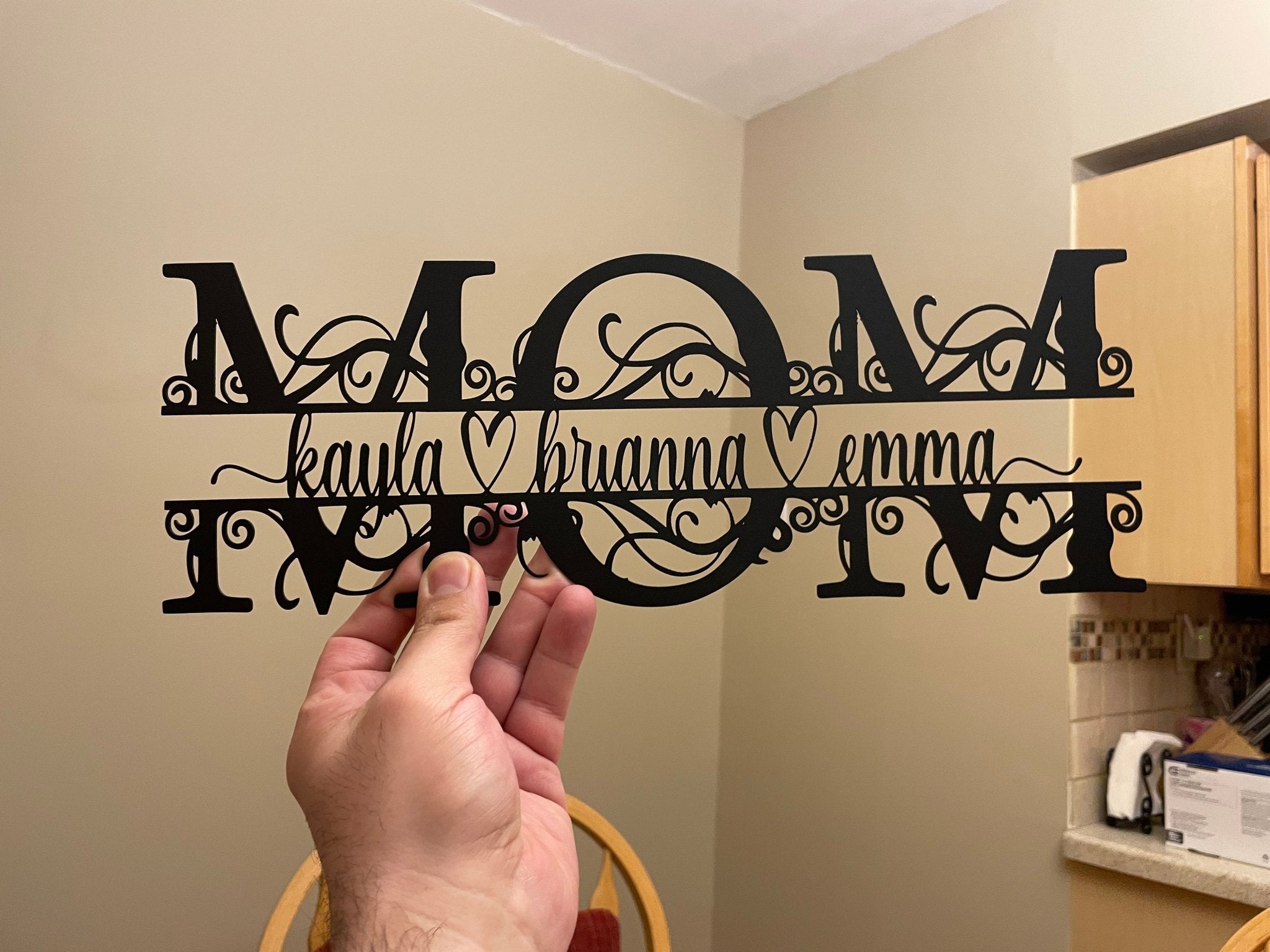 Personalized Mothers Day Sign - Cool Metal Signs