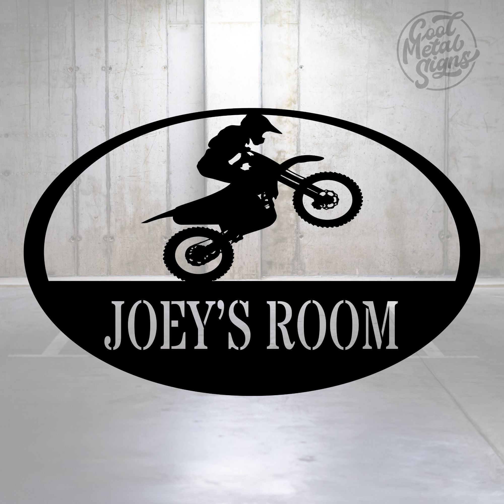 Personalized Motocross Sign Cool Metal Signs