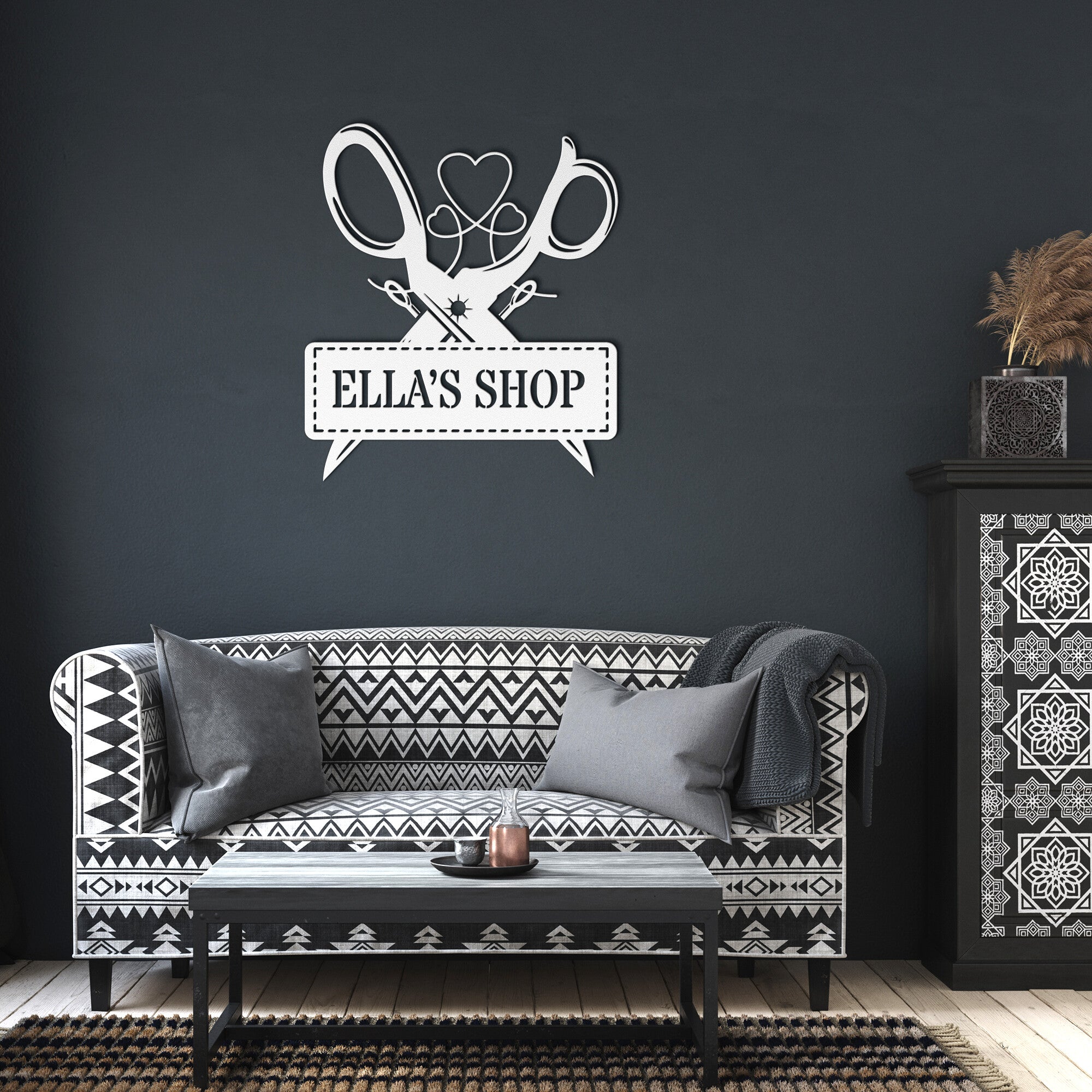 Personalized Quilting Sign - Cool Metal Signs