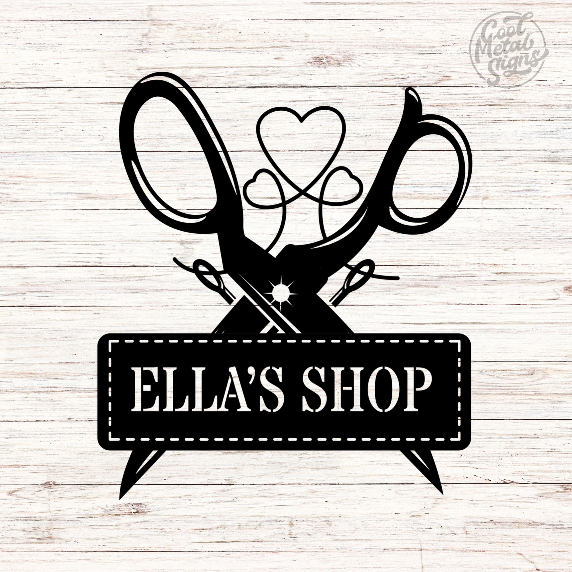 Personalized Quilting Sign - Cool Metal Signs