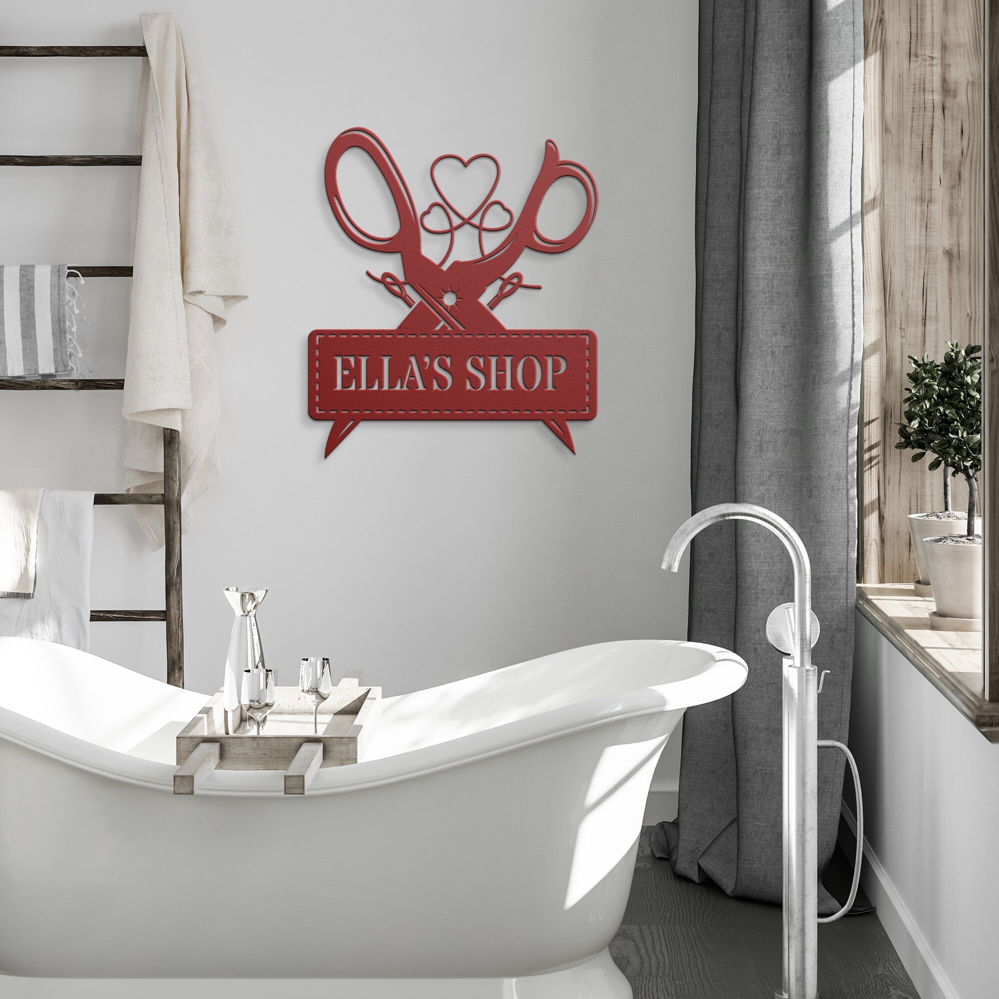 Personalized Quilting Sign - Cool Metal Signs