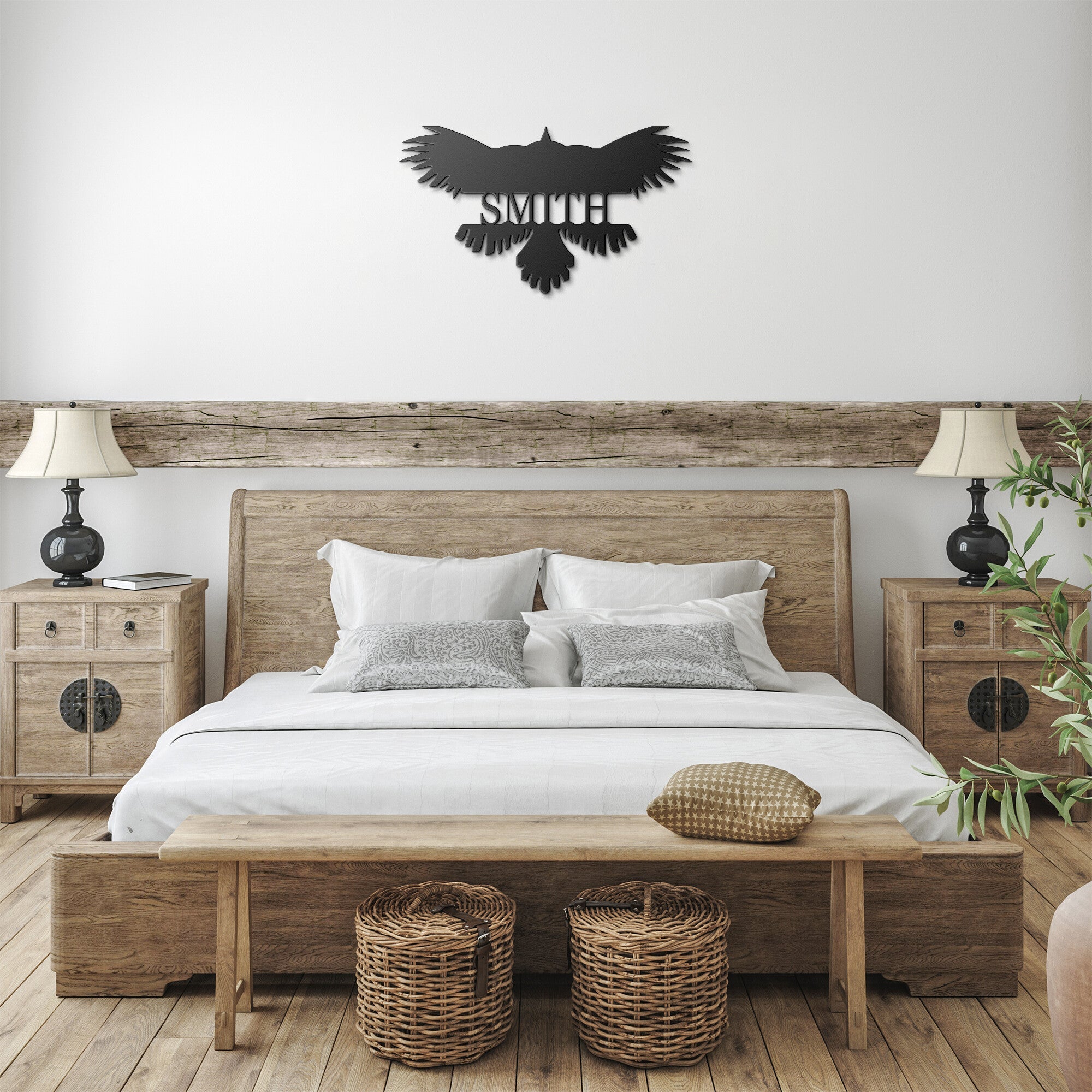 Personalized Split Eagle Sign - Cool Metal Signs