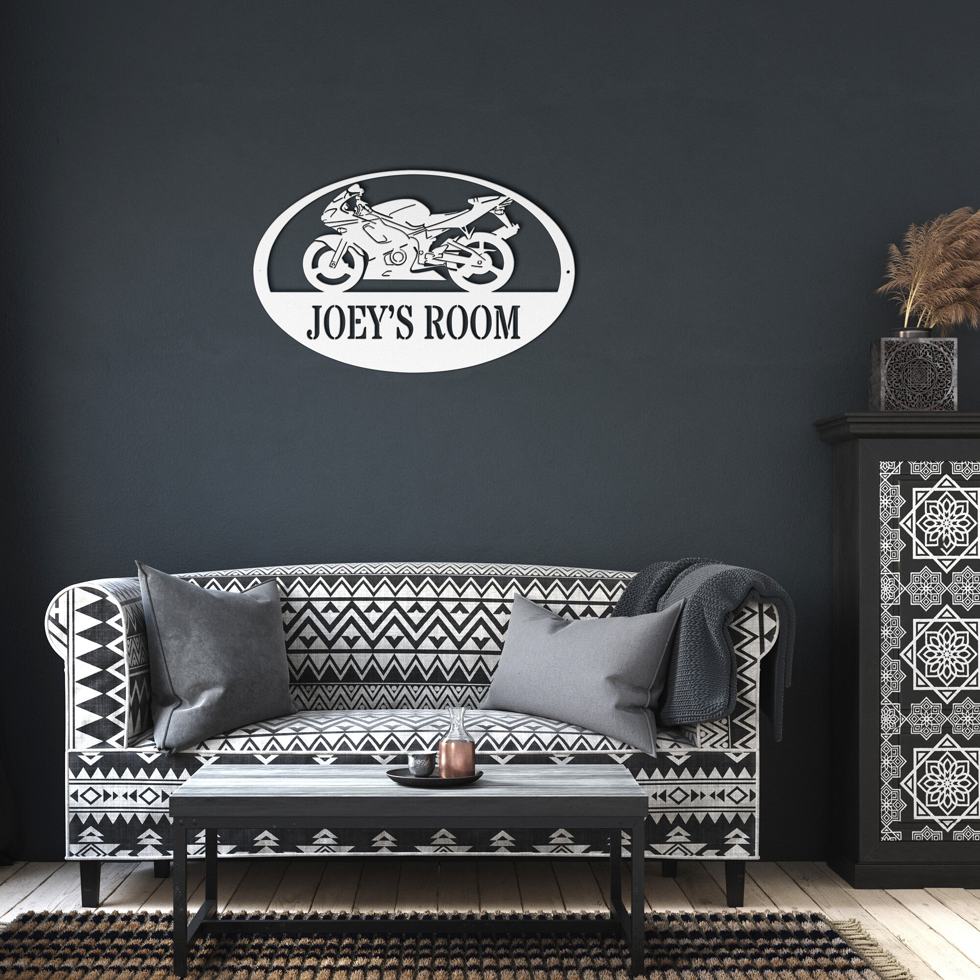 Personalized Sport Bike Sign - Cool Metal Signs