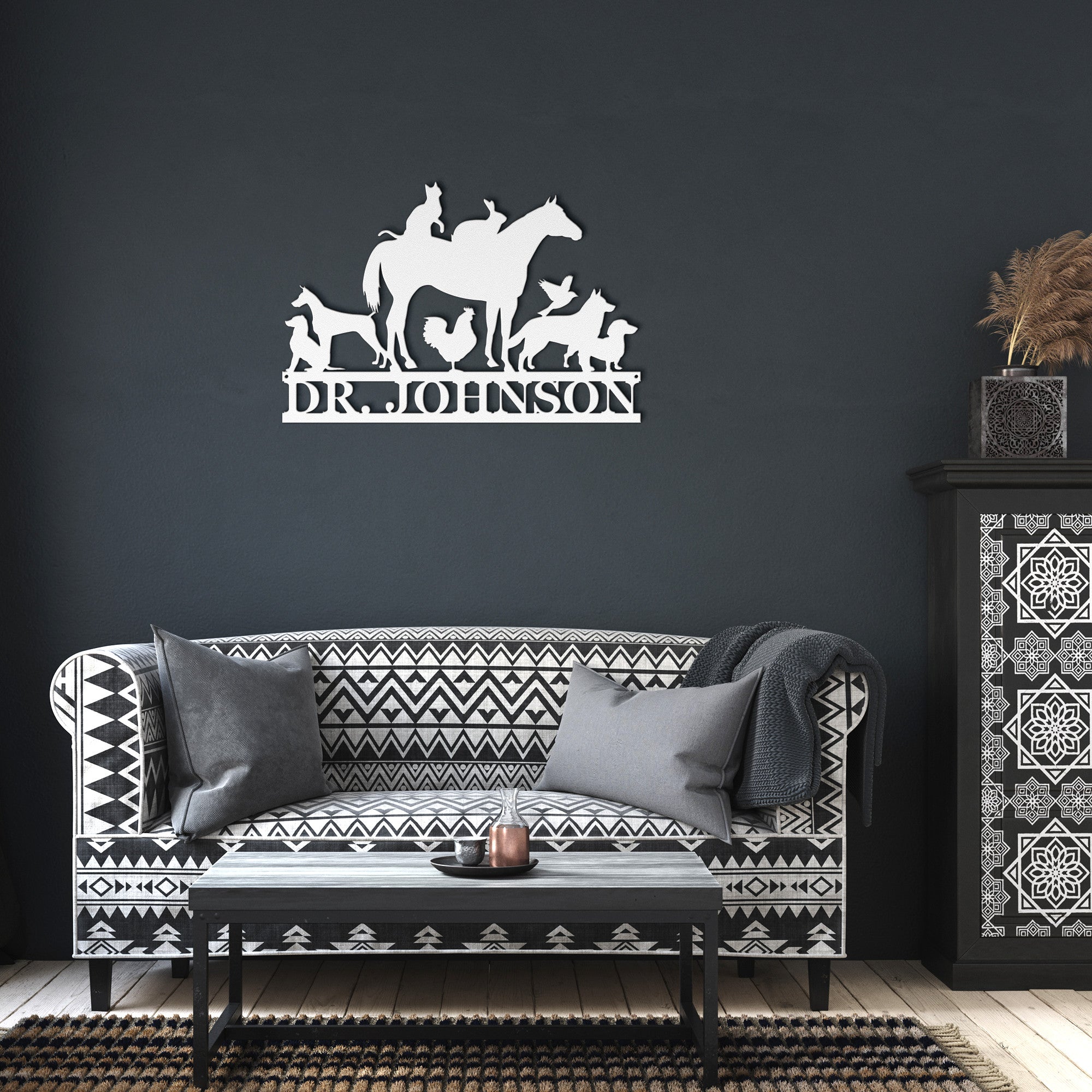 Personalized Veterinarian Sign - Cool Metal Signs