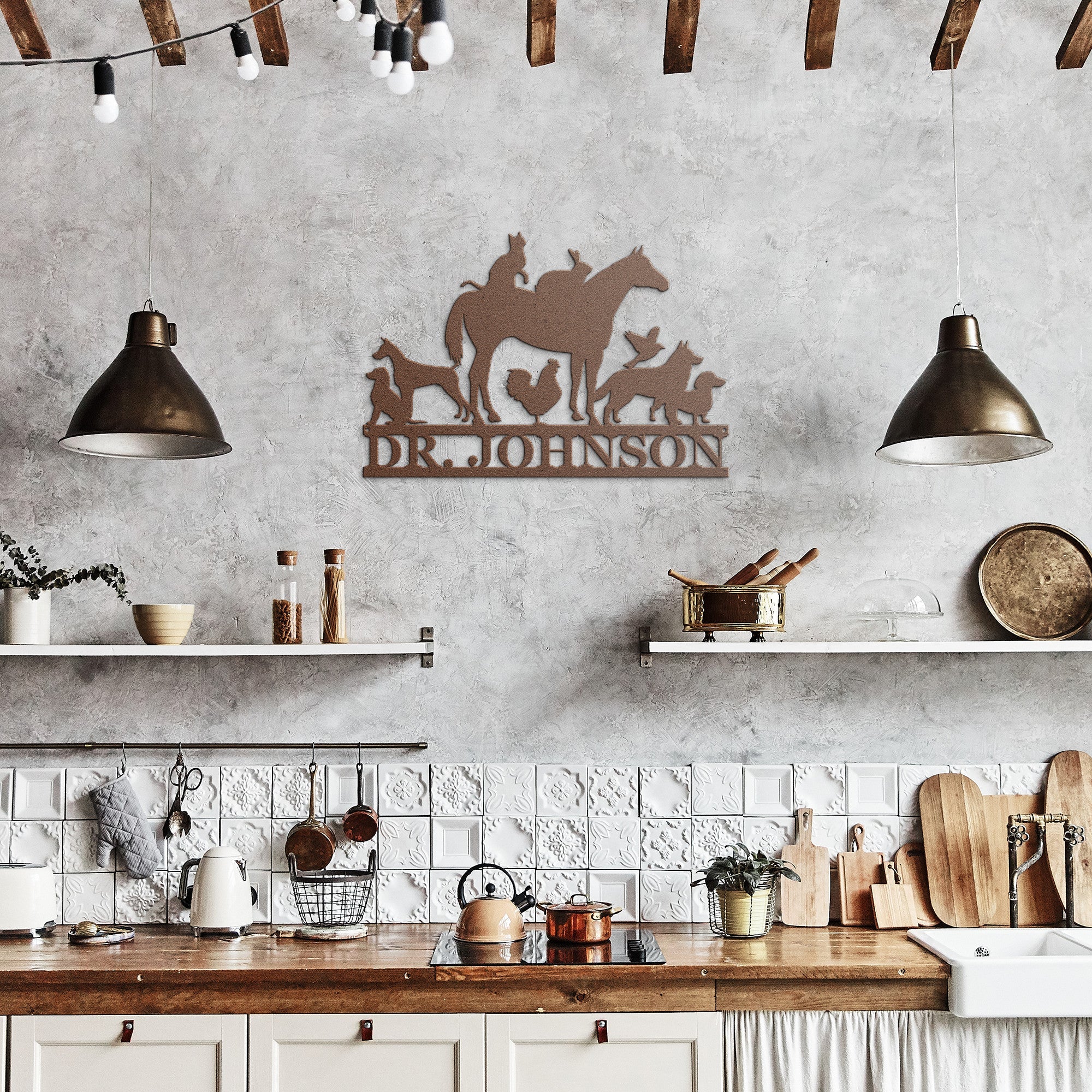 Personalized Veterinarian Sign - Cool Metal Signs