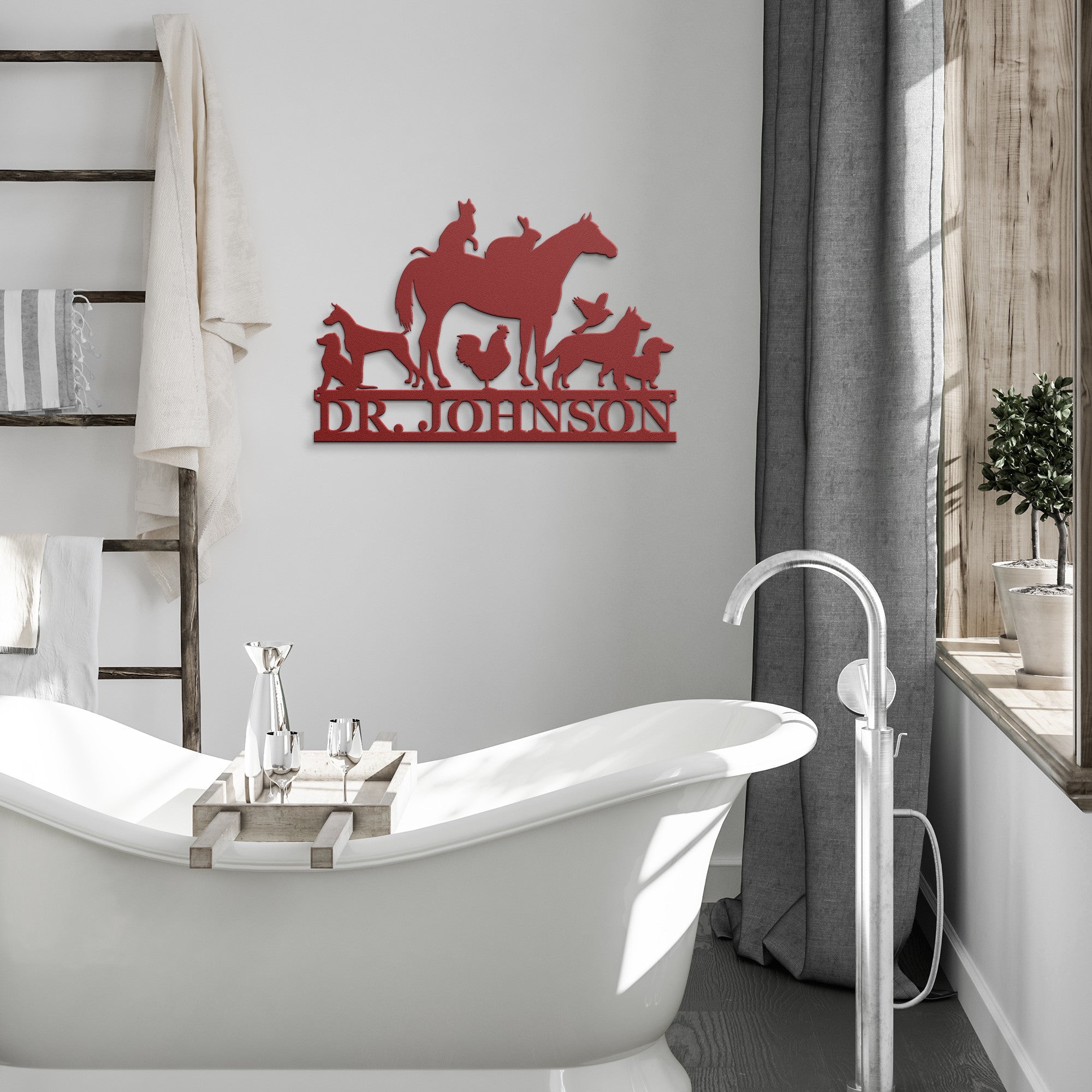 Personalized Veterinarian Sign - Cool Metal Signs