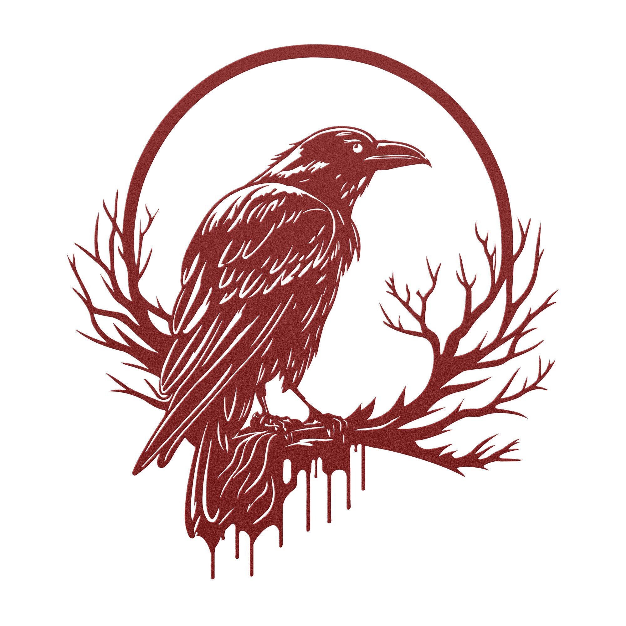 Raven Moon Sign - Cool Metal Signs