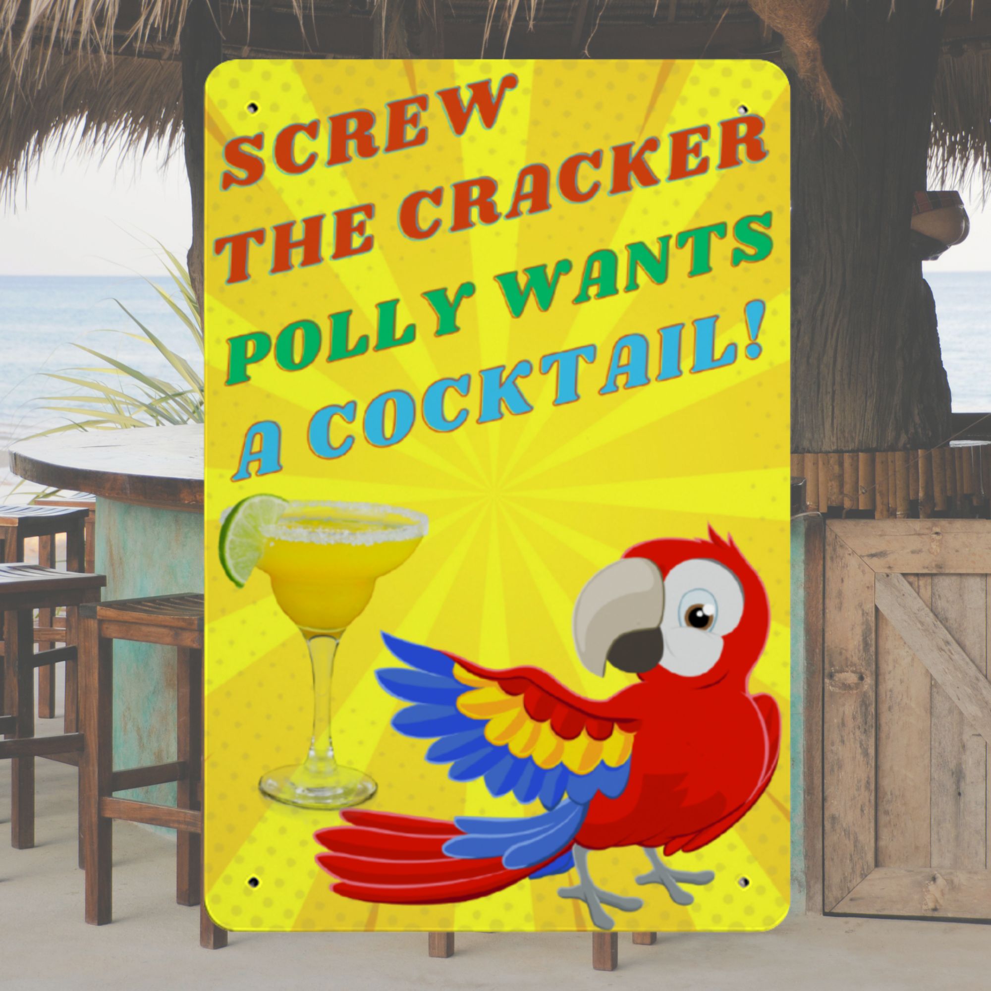 Screw the Cracker Sign - Cool Metal Signs