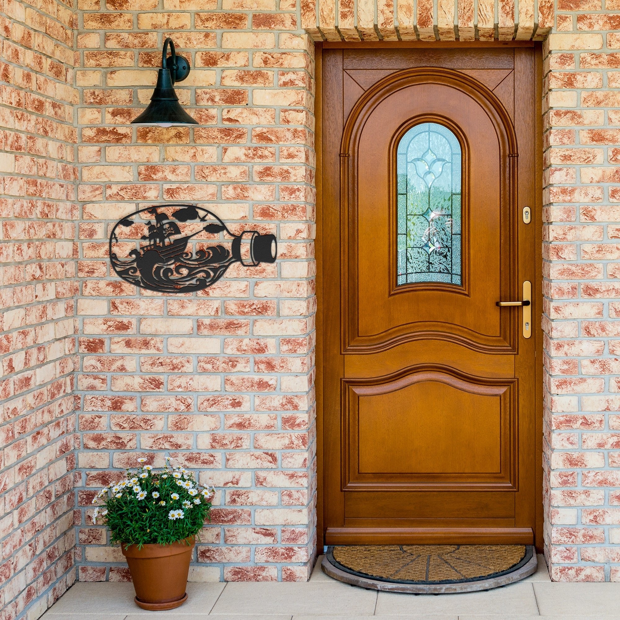 Ship in a Bottle Sign - Cool Metal Signs