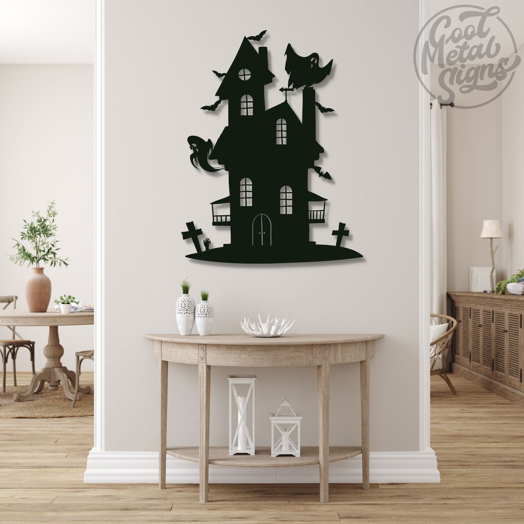 The Halloween House - Cool Metal Signs