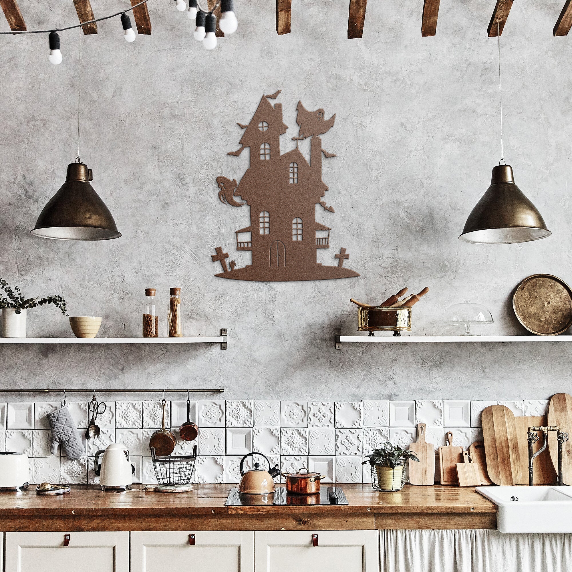 The Halloween House - Cool Metal Signs