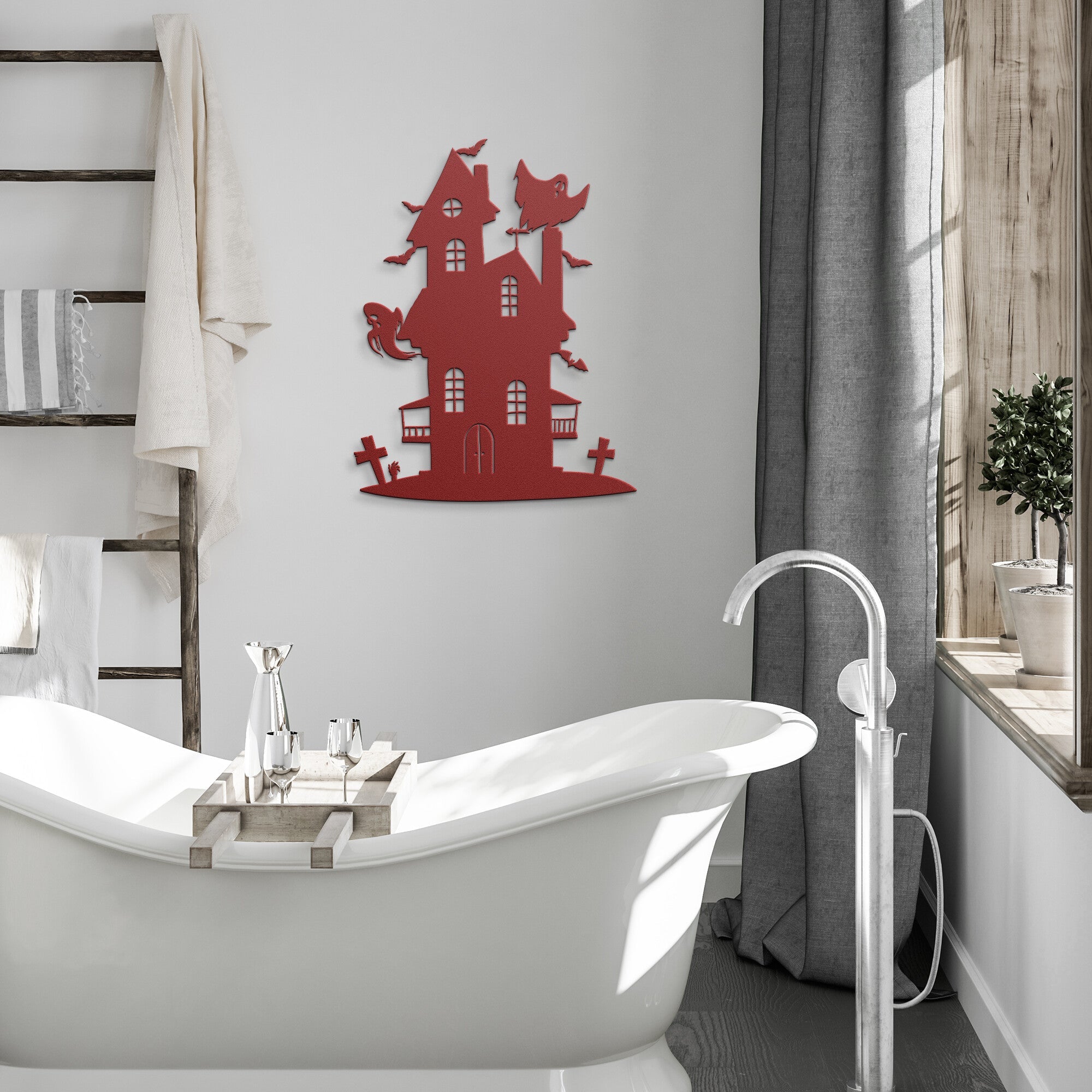 The Halloween House - Cool Metal Signs