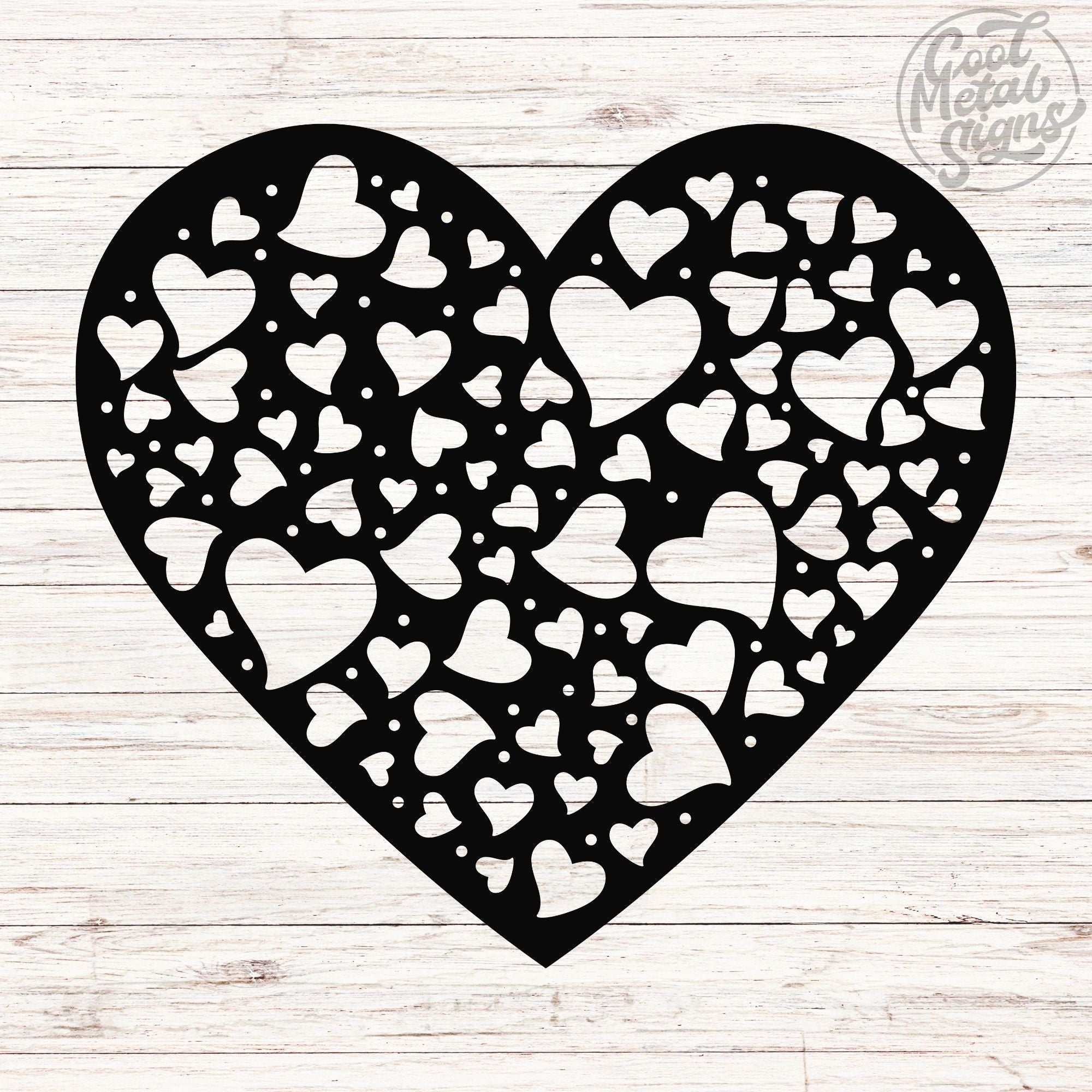 Valentines Day Heart Sign - Cool Metal Signs
