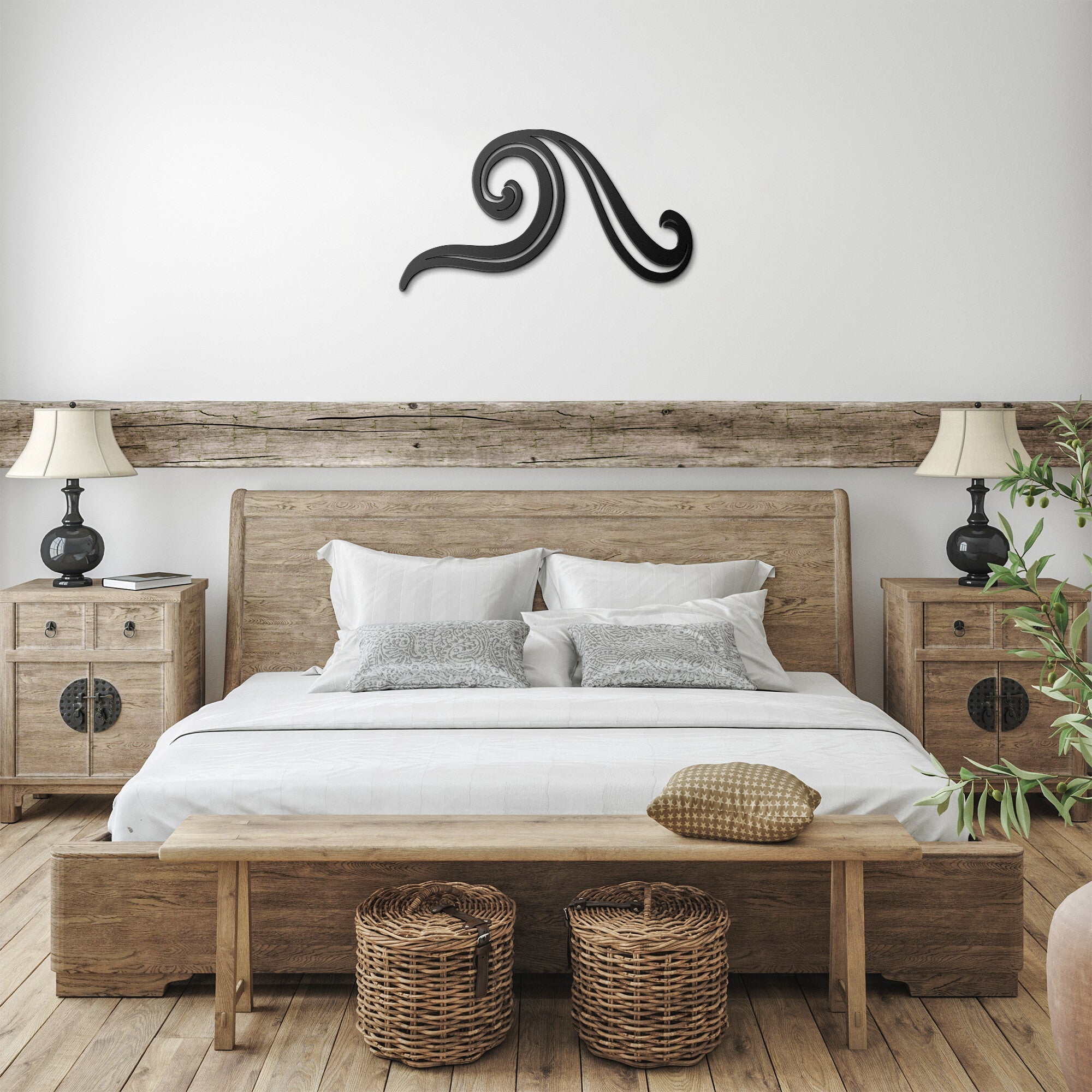 Wave Metal Sign - Cool Metal Signs