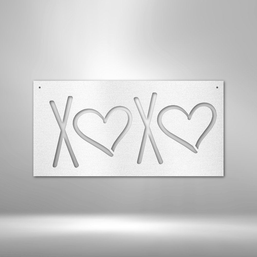 XOXO - Steel sign - Cool Metal Signs