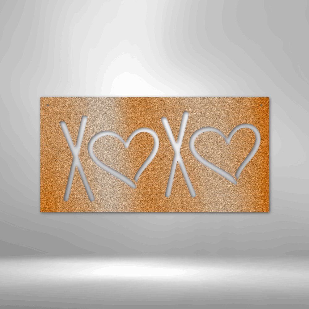 XOXO - Steel sign - Cool Metal Signs