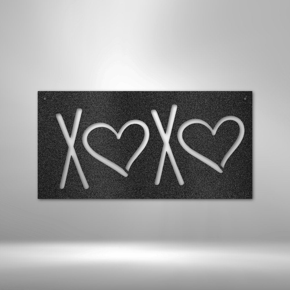 XOXO - Steel sign - Cool Metal Signs