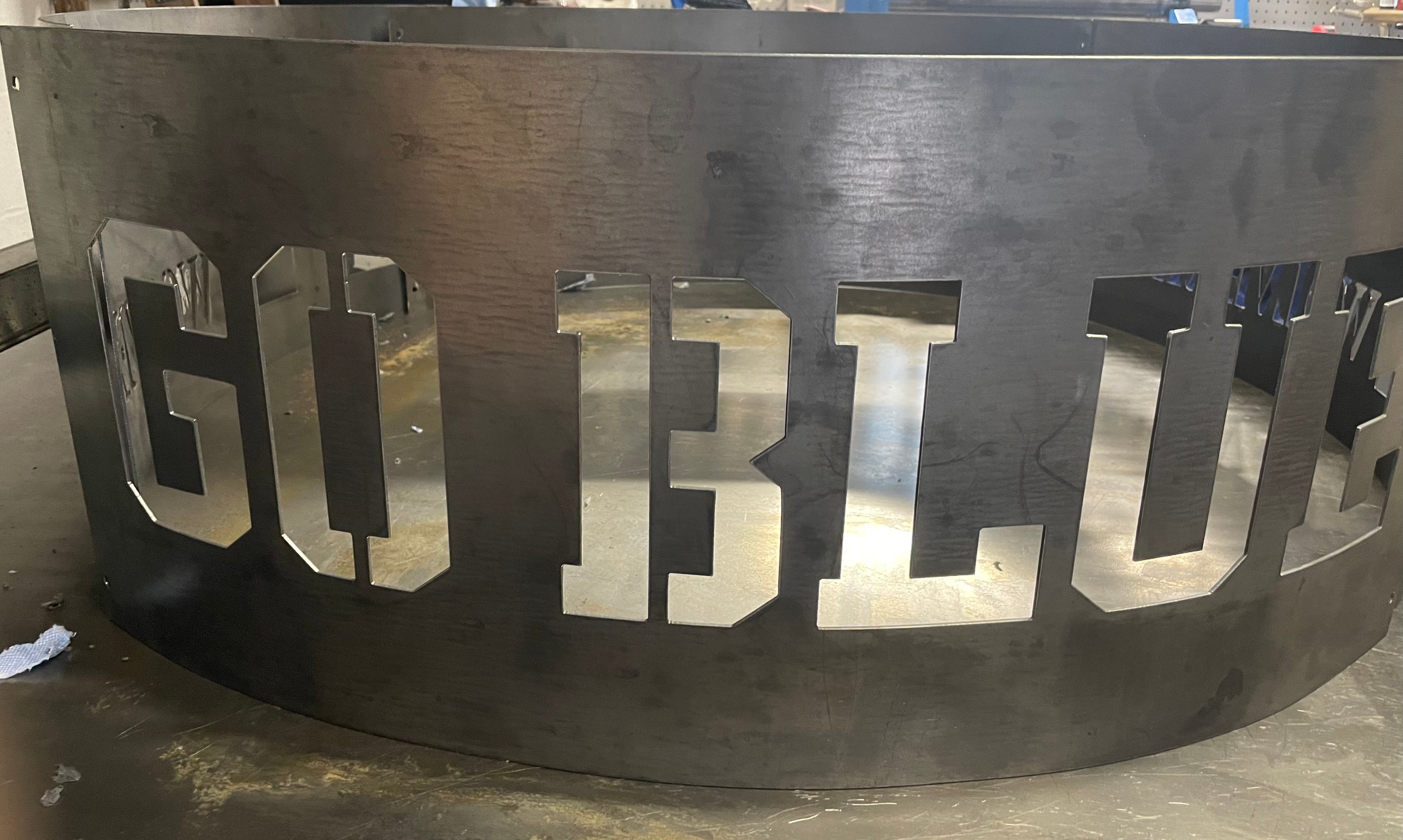 Personalized LOGO Fire Pit Ring