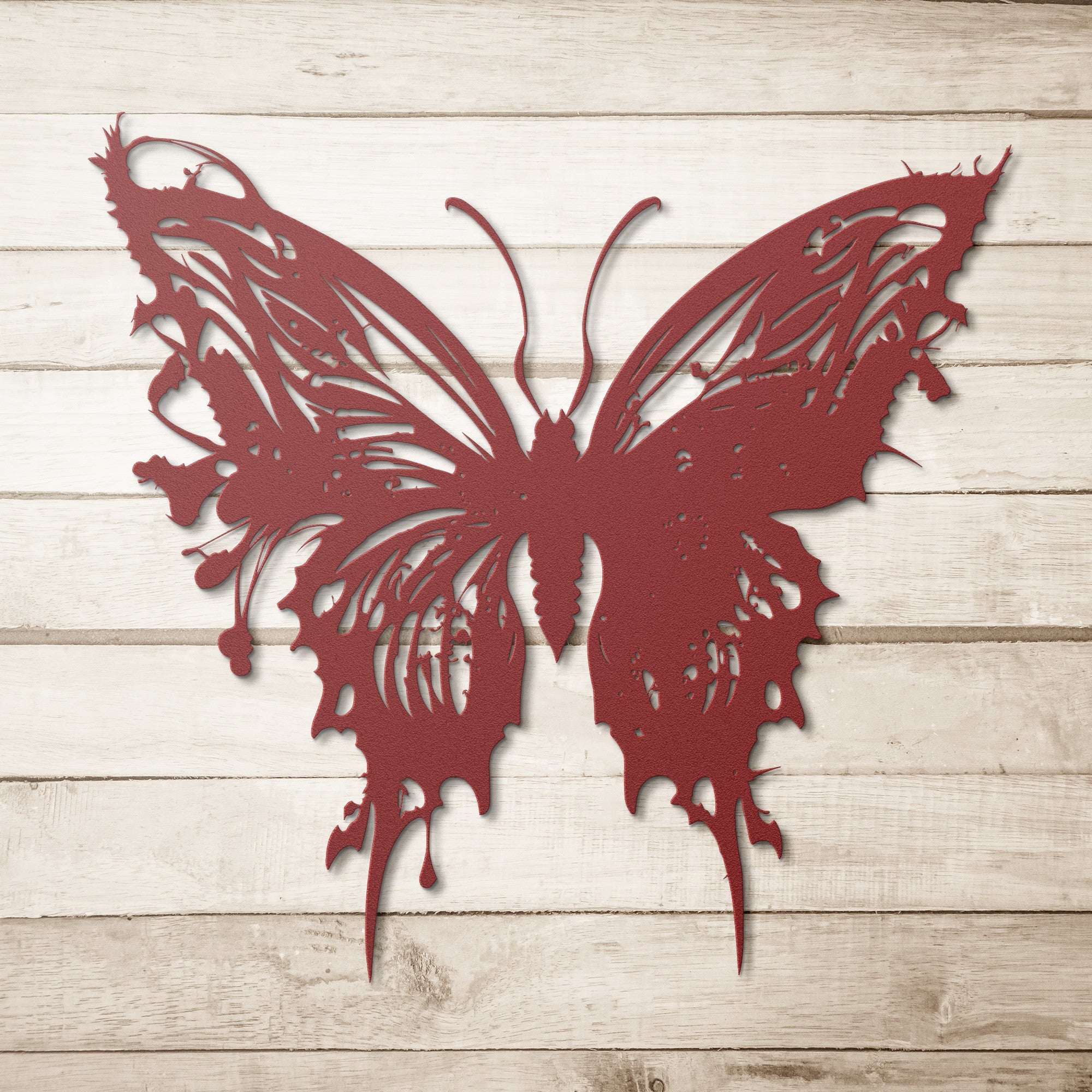 Abstract Butterfly Metal Sign - Cool Metal Signs