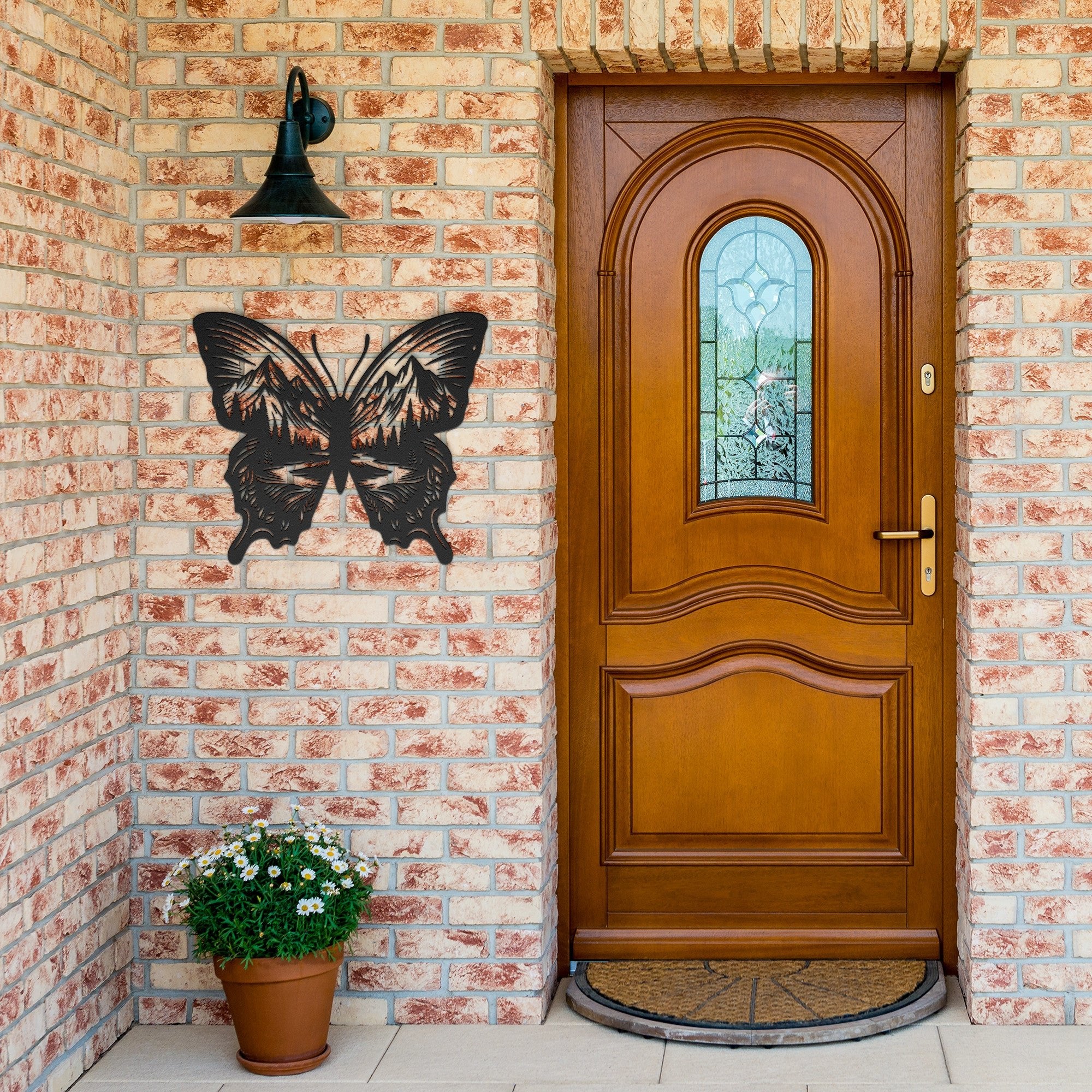 Butterfly Mountains Sign - Cool Metal Signs